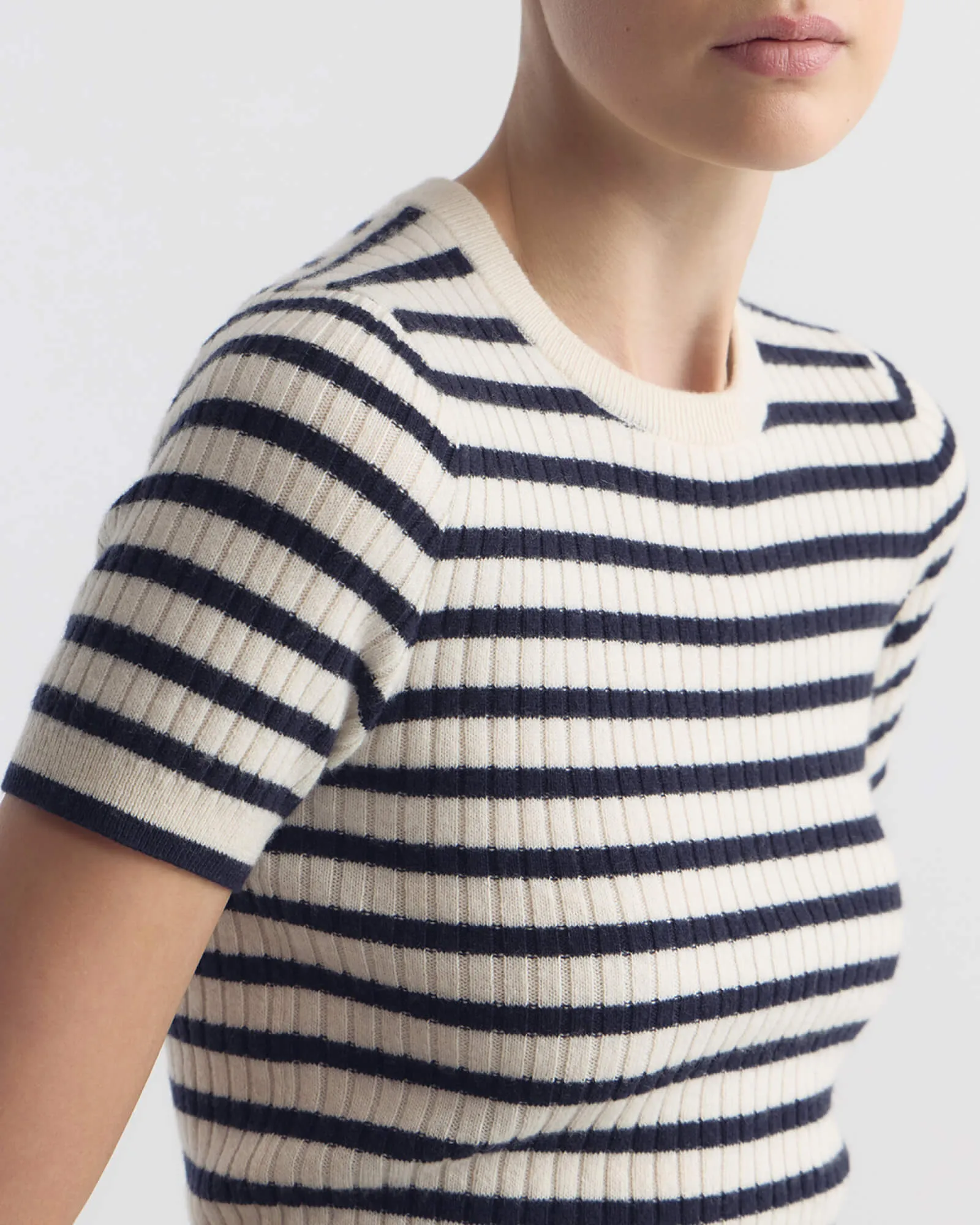 ALITA STRIPE CASHMERE SWEATER sold by Nili Lotan product image thumbnail 3