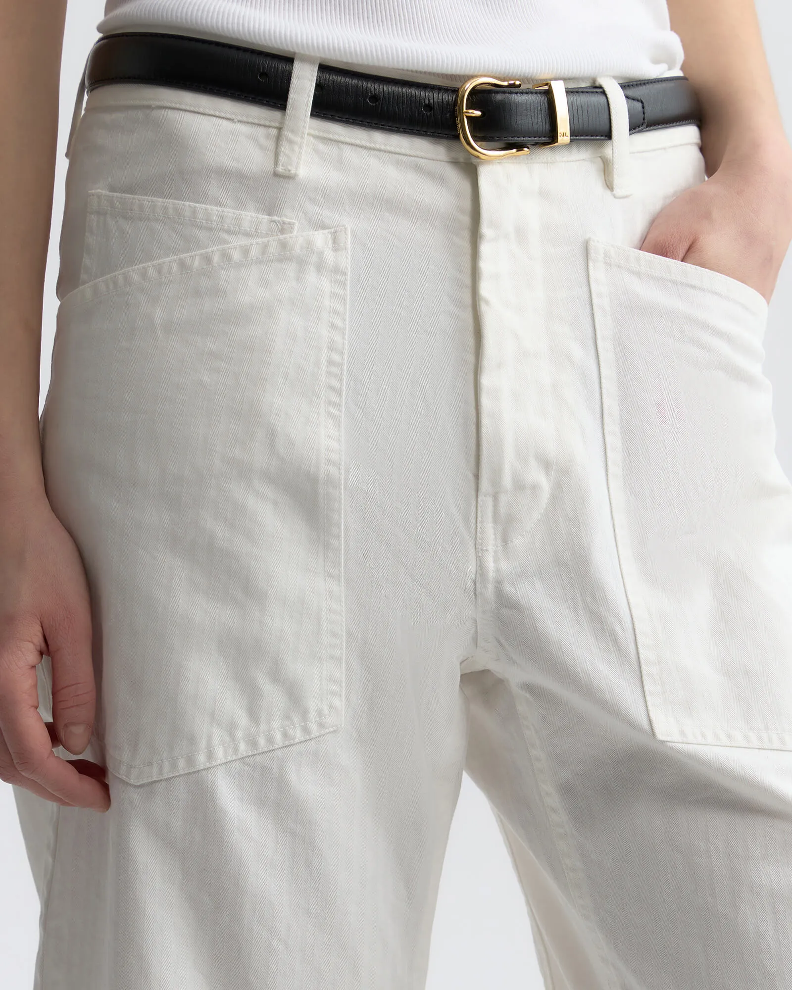 SHON COTTON PANT sold by Nili Lotan product image thumbnail 3