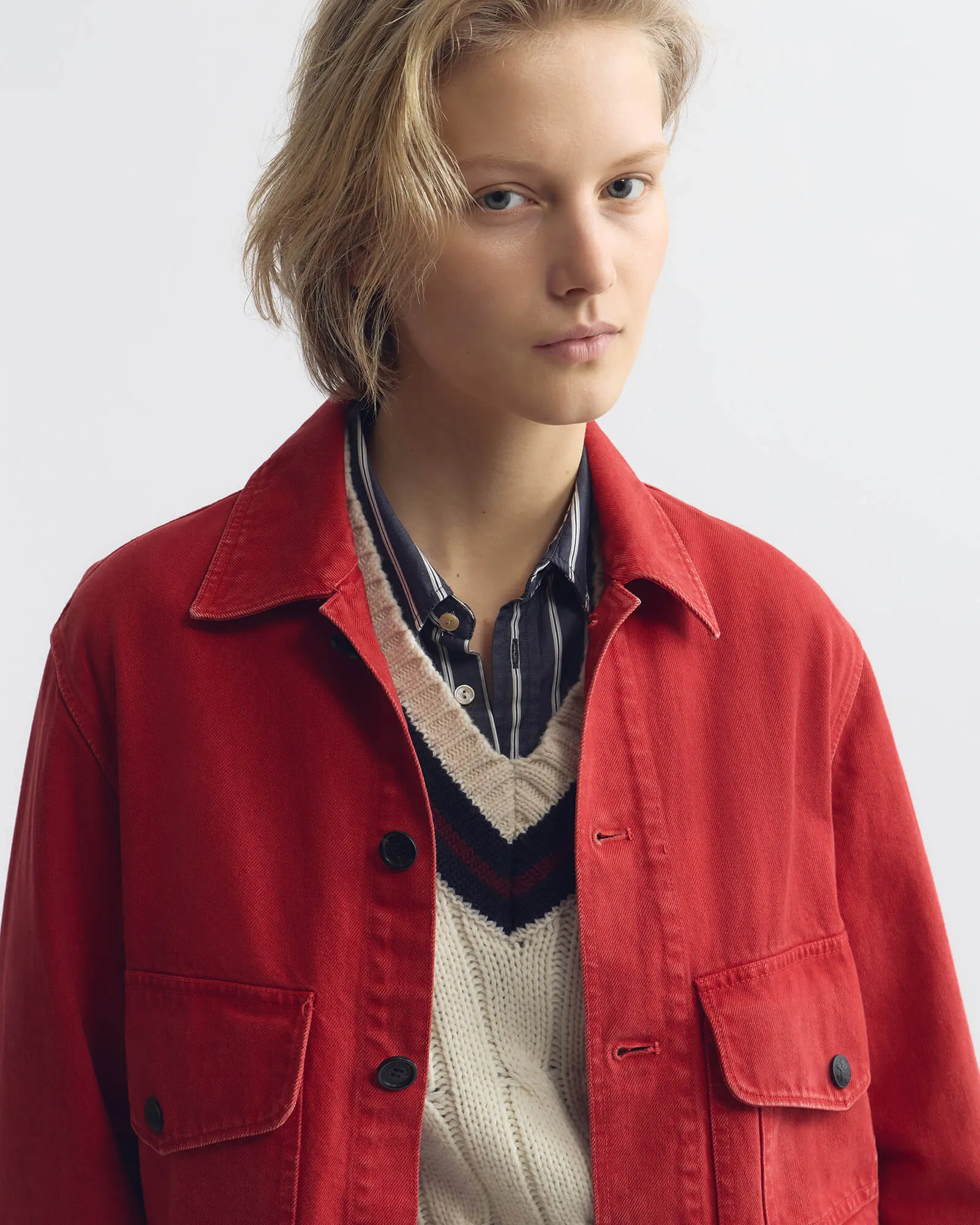 LEROY COTTON JACKET sold by Nili Lotan product image thumbnail 4