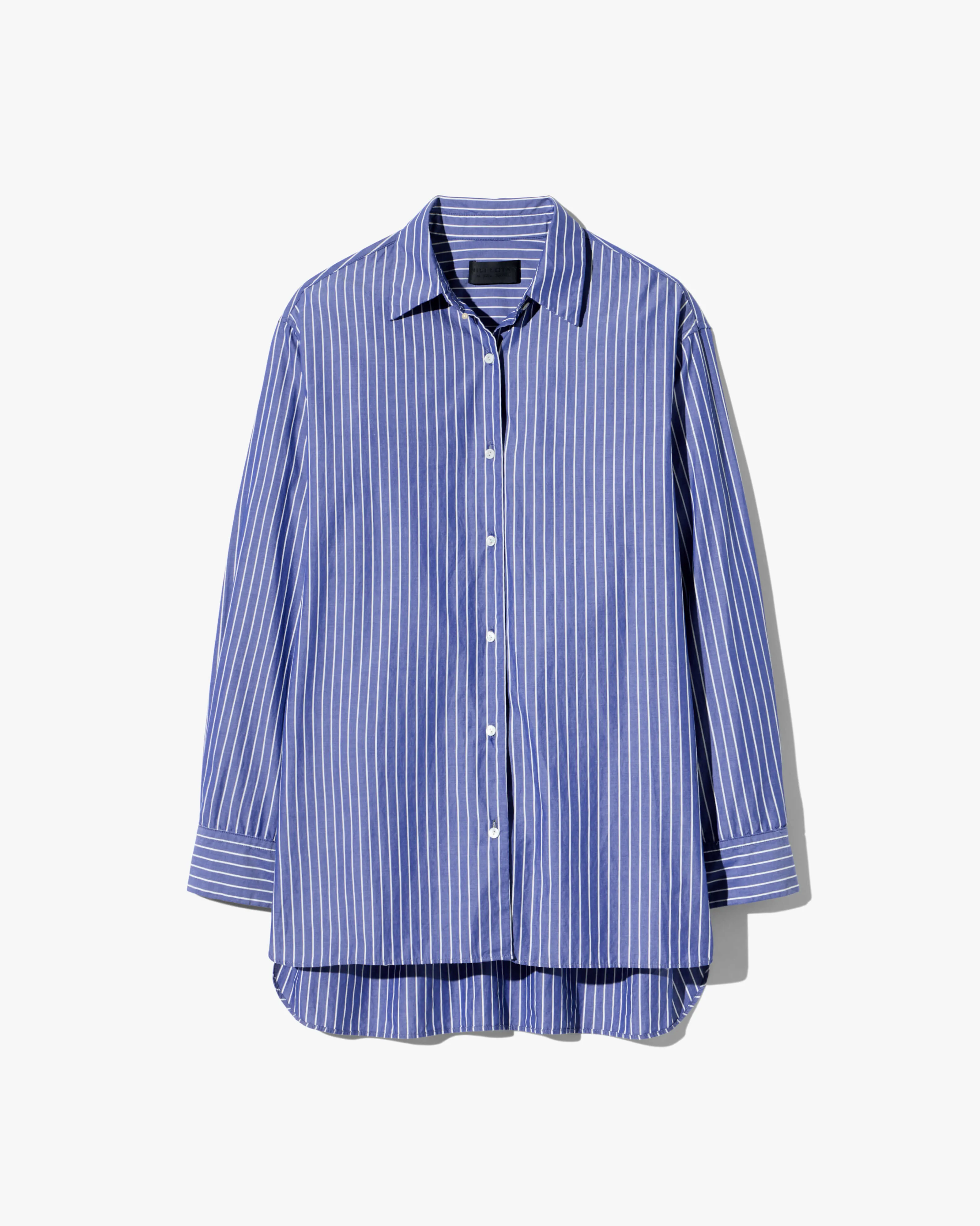 YORKE STRIPED COTTON SHIRT sold by Nili Lotan