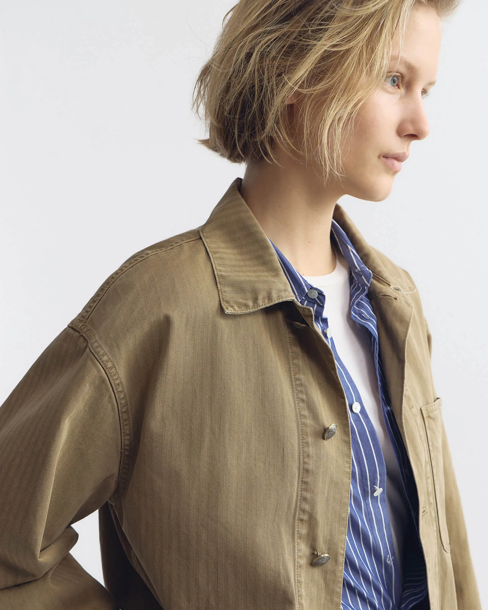 FRANKLIN COTTON JACKET sold by Nili Lotan product image thumbnail 4