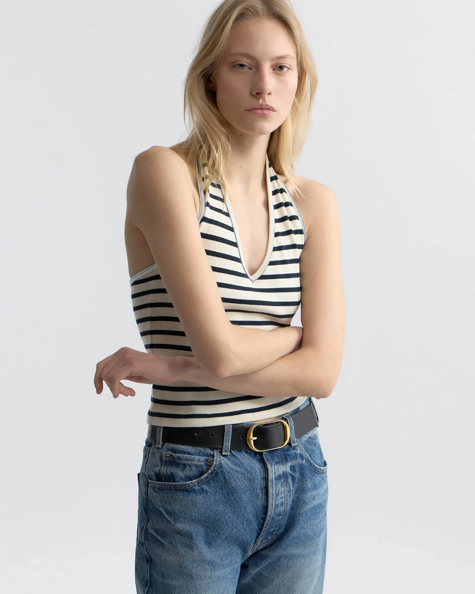 BRITT HALTER TOP sold by Nili Lotan product image thumbnail 4