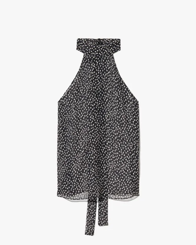 ALLA SILK HALTERNECK made by Nili Lotan