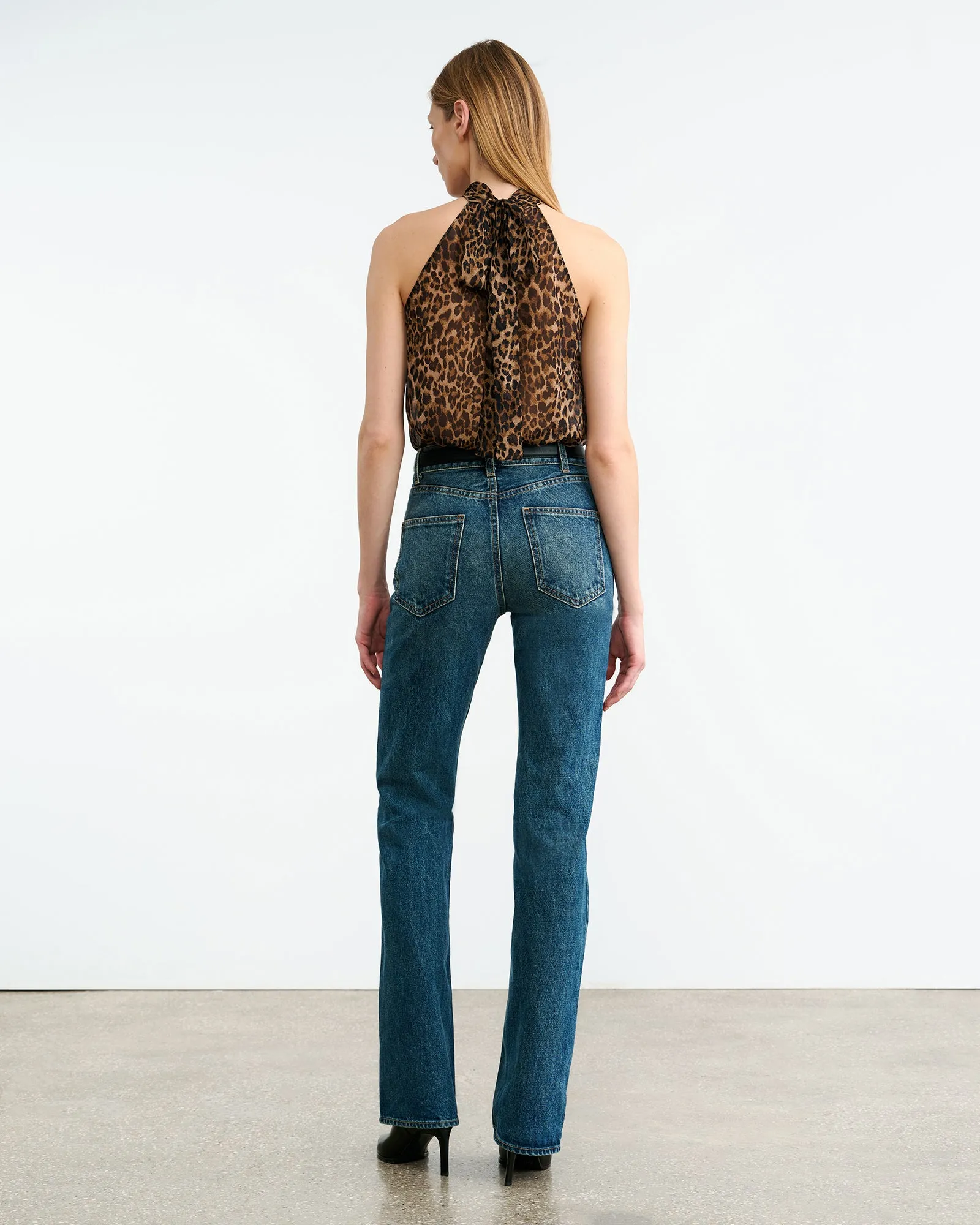 ALLA SILK HALTERNECK TOP sold by Nili Lotan product image thumbnail 5