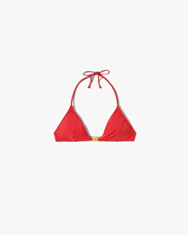 TRIANGLE HARDWARE BIKINI TOP made by Nili Lotan