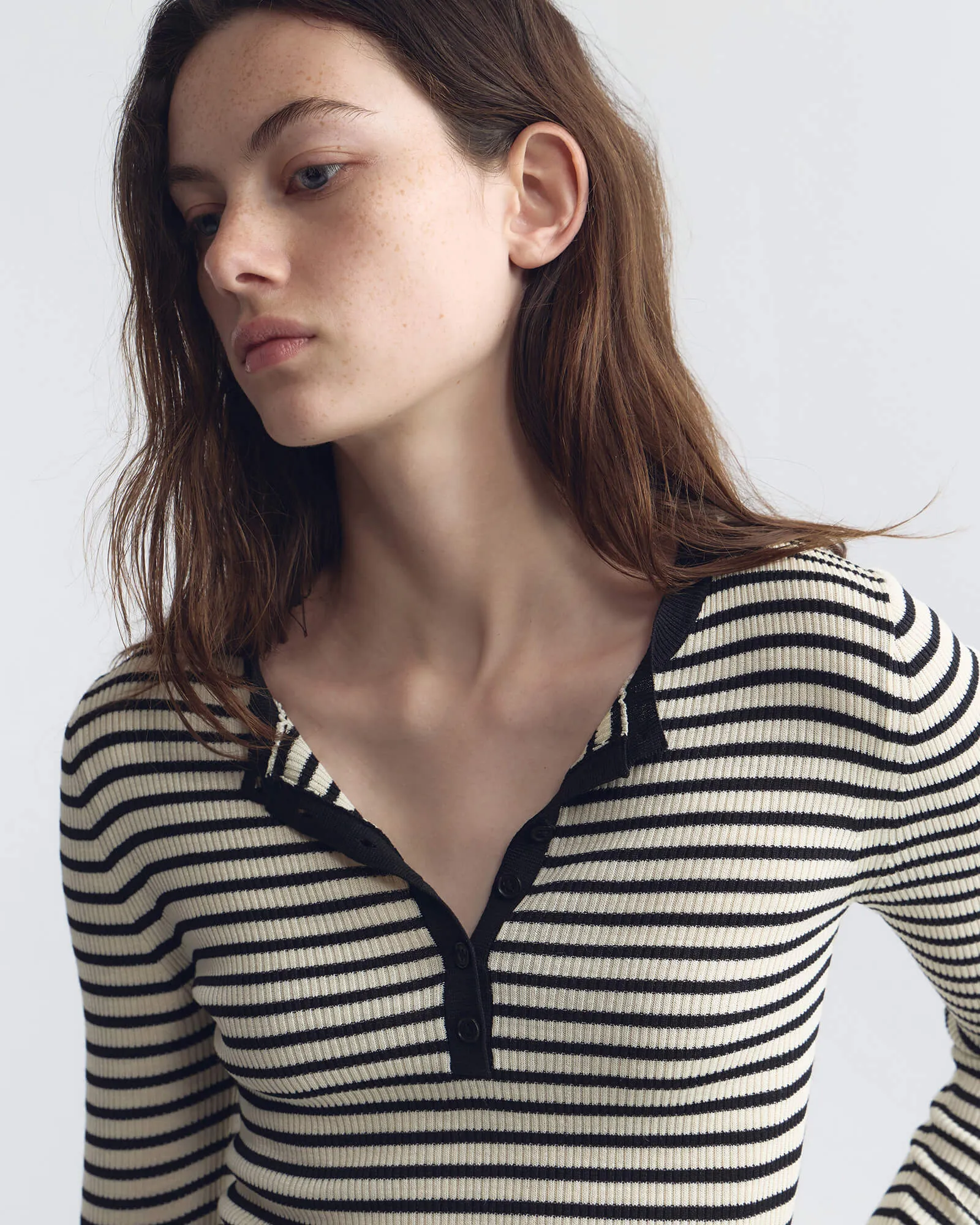 KYRIE STRIPE SWEATER sold by Nili Lotan product image thumbnail 3