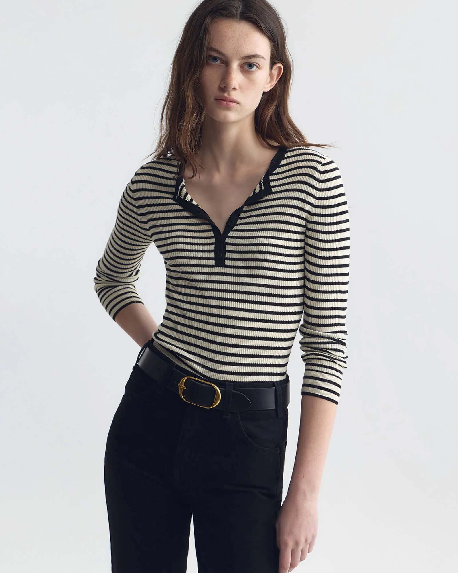 KYRIE STRIPE SWEATER sold by Nili Lotan product image thumbnail 2