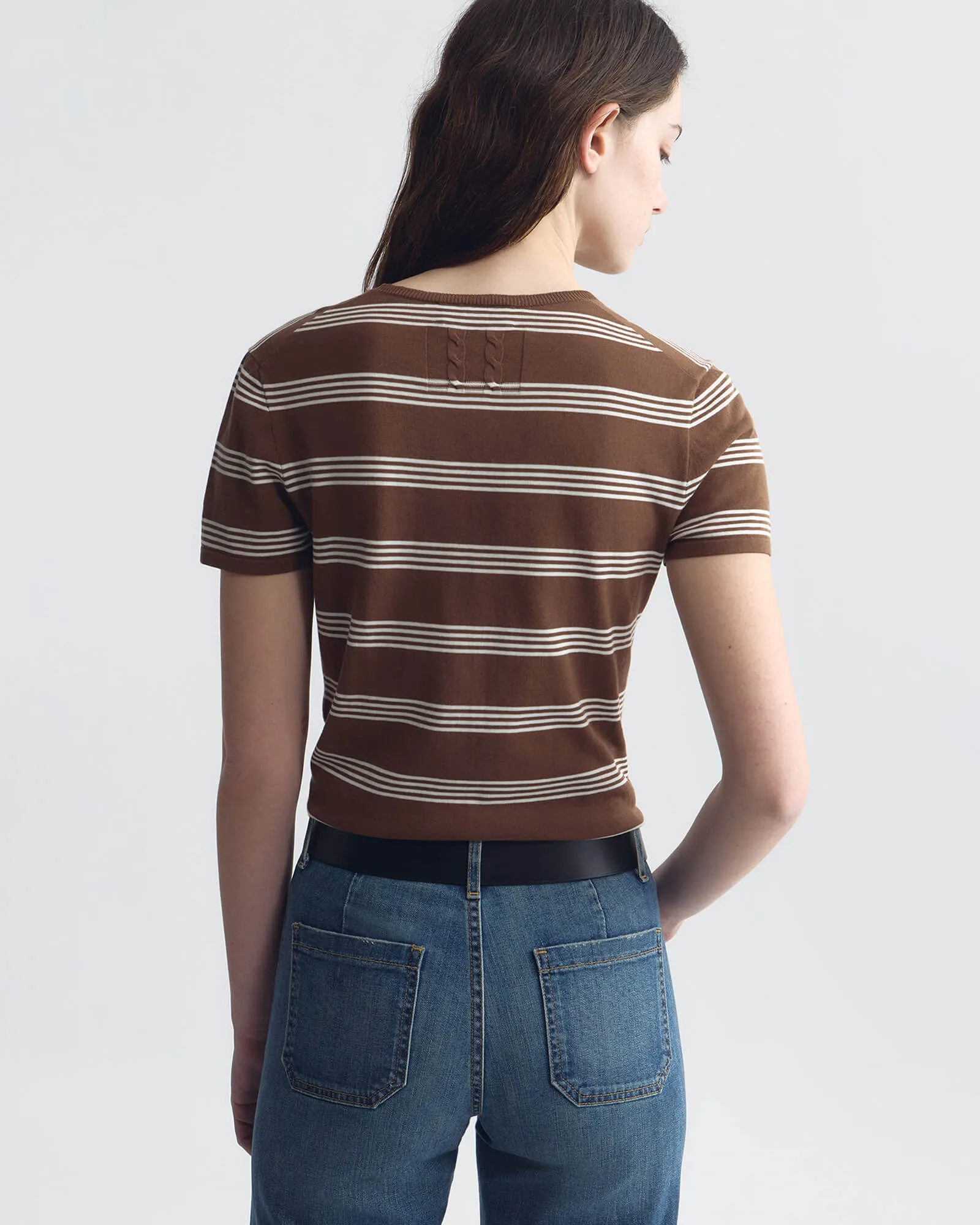 LANISE STRIPE SWEATER sold by Nili Lotan product image thumbnail 4