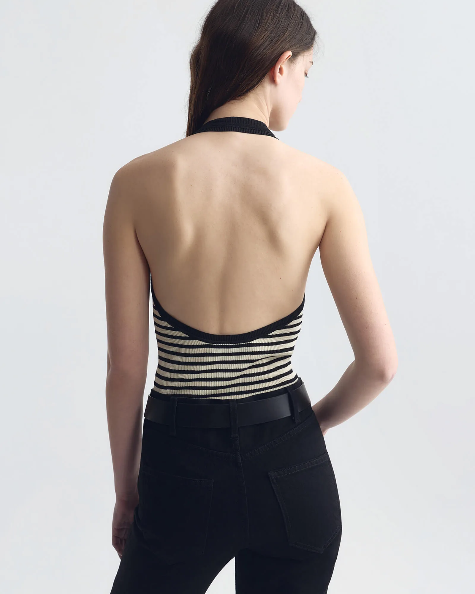 IVEY STRIPE SWEATER sold by Nili Lotan product image thumbnail 4