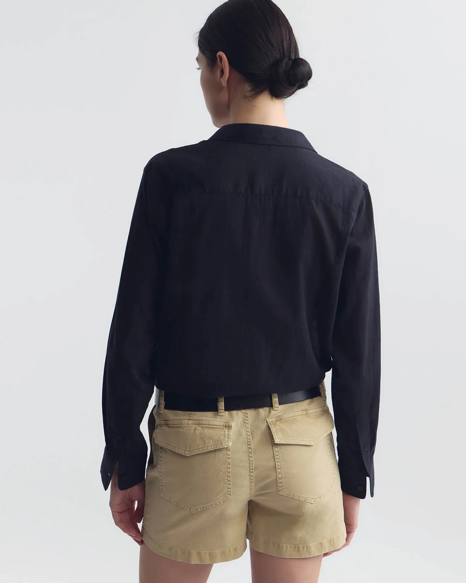 NATHAEL RUFFLE SHIRT sold by Nili Lotan product image thumbnail 4