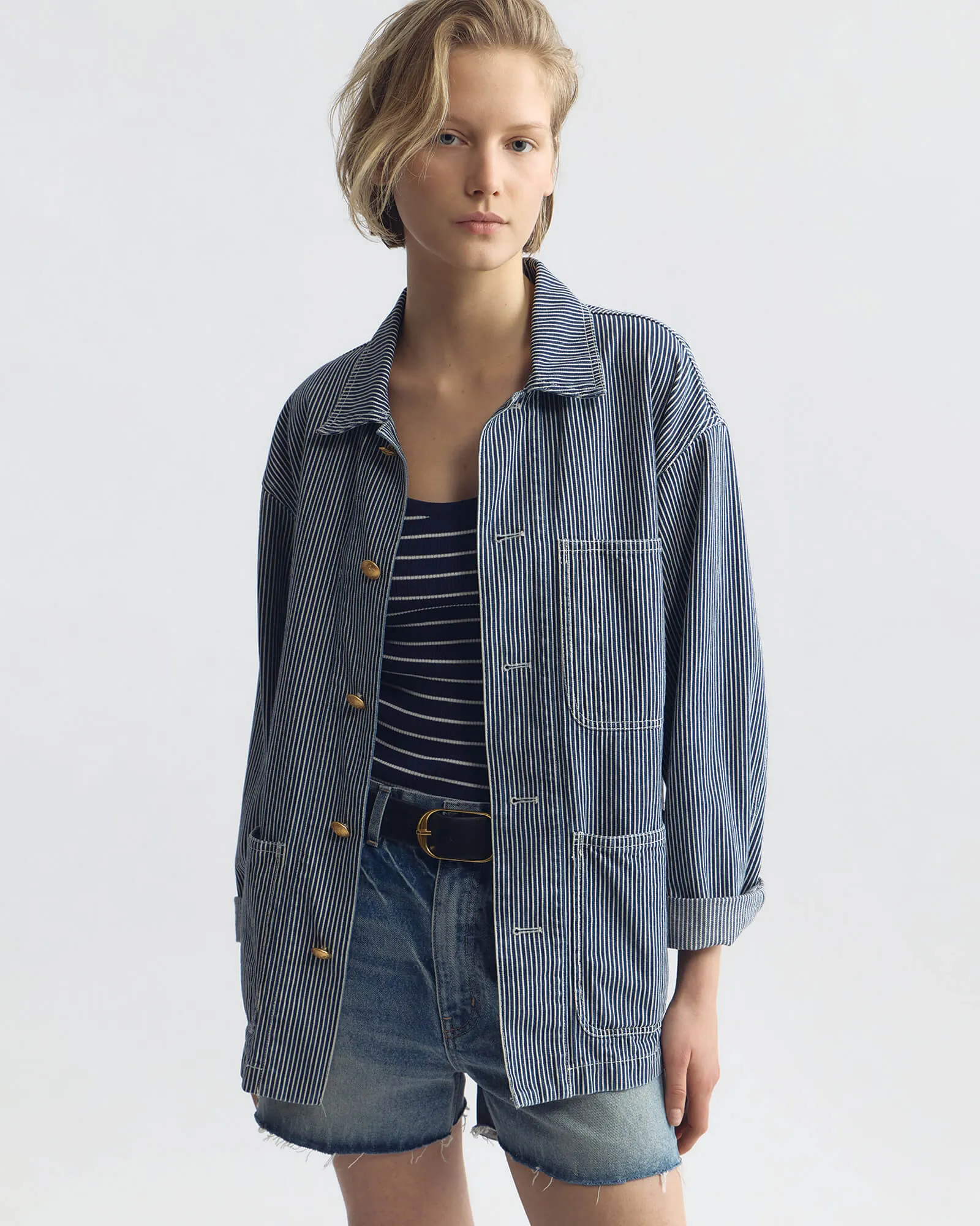 FRANKLIN STRIPED JACKET sold by Nili Lotan product image thumbnail 2