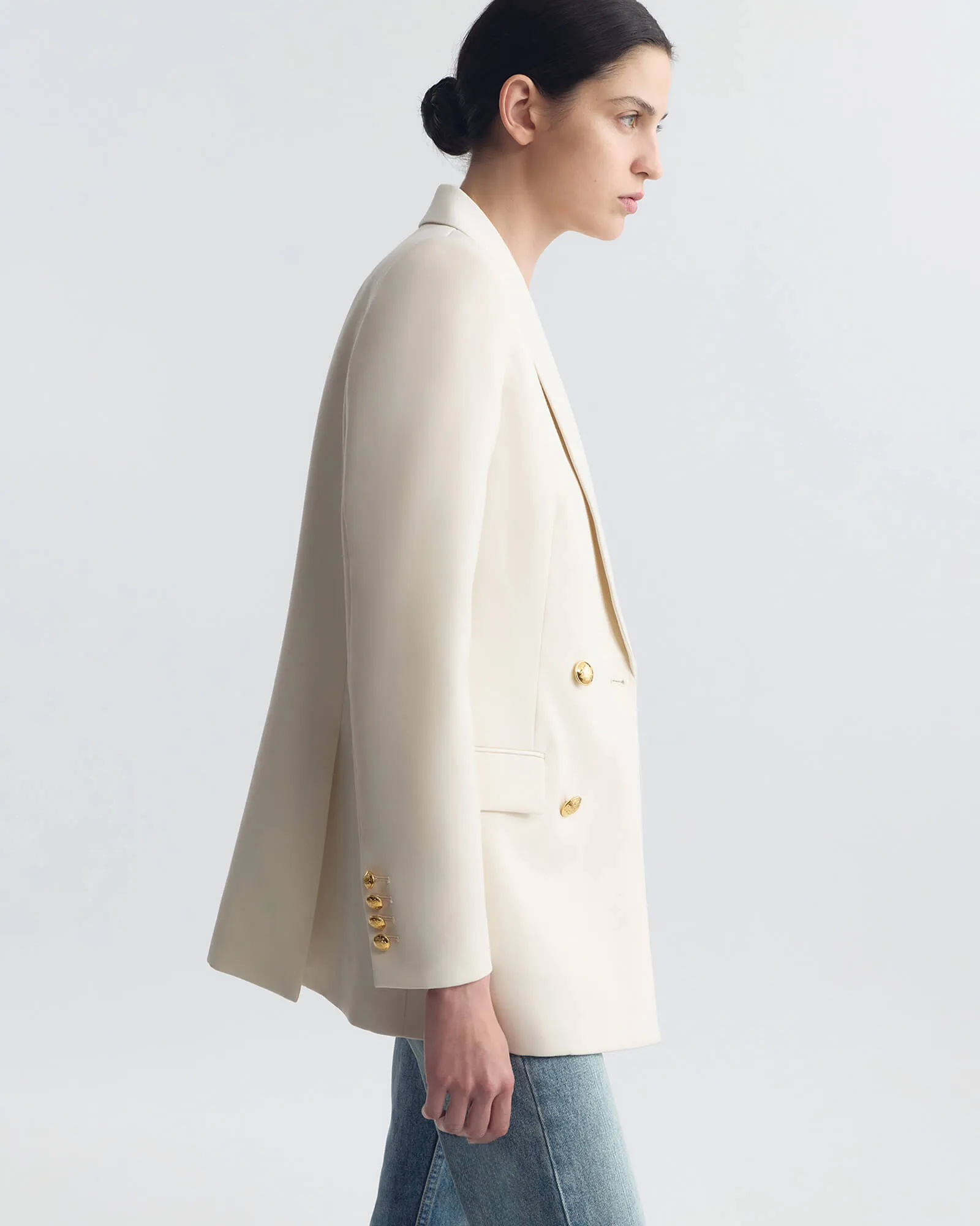 WESTON DOUBLE BREASTED BLAZER sold by Nili Lotan product image thumbnail 4