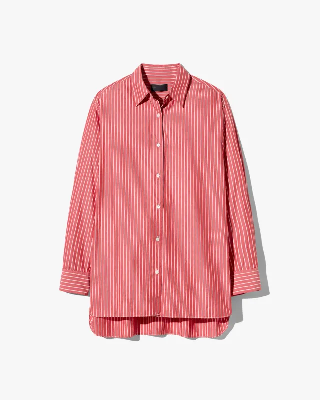 YORKE STRIPED COTTON SHIRT made by Nili Lotan