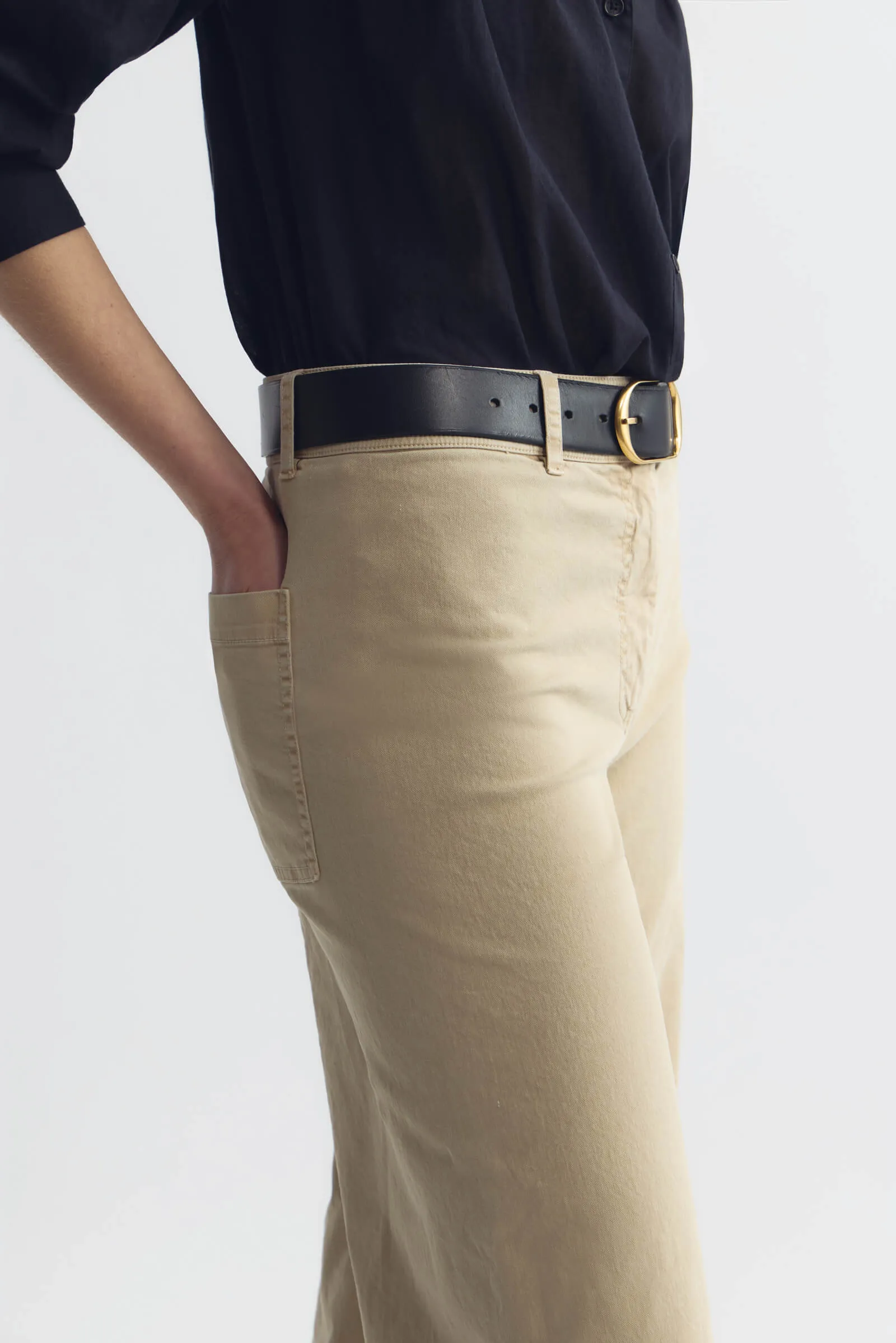 MEGAN COTTON PANT sold by Nili Lotan product image thumbnail 3