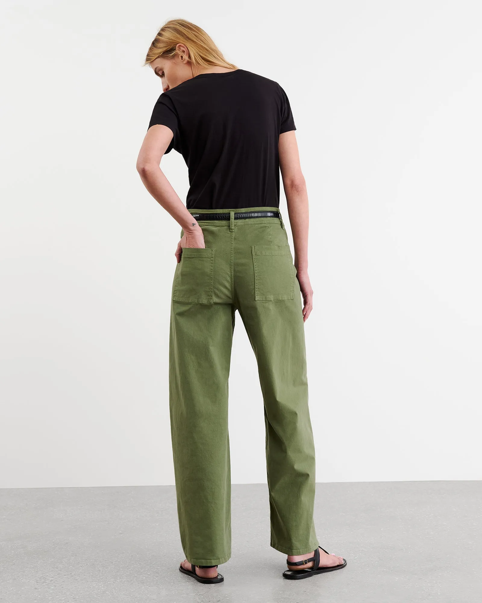 MEGAN COTTON PANT sold by Nili Lotan product image thumbnail 5