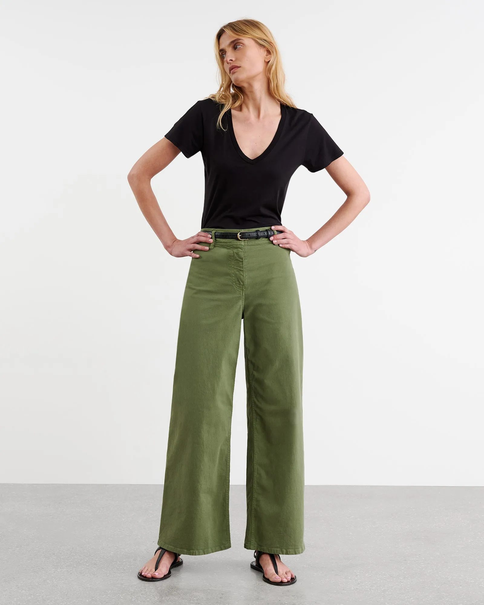 MEGAN COTTON PANT sold by Nili Lotan product image thumbnail 2