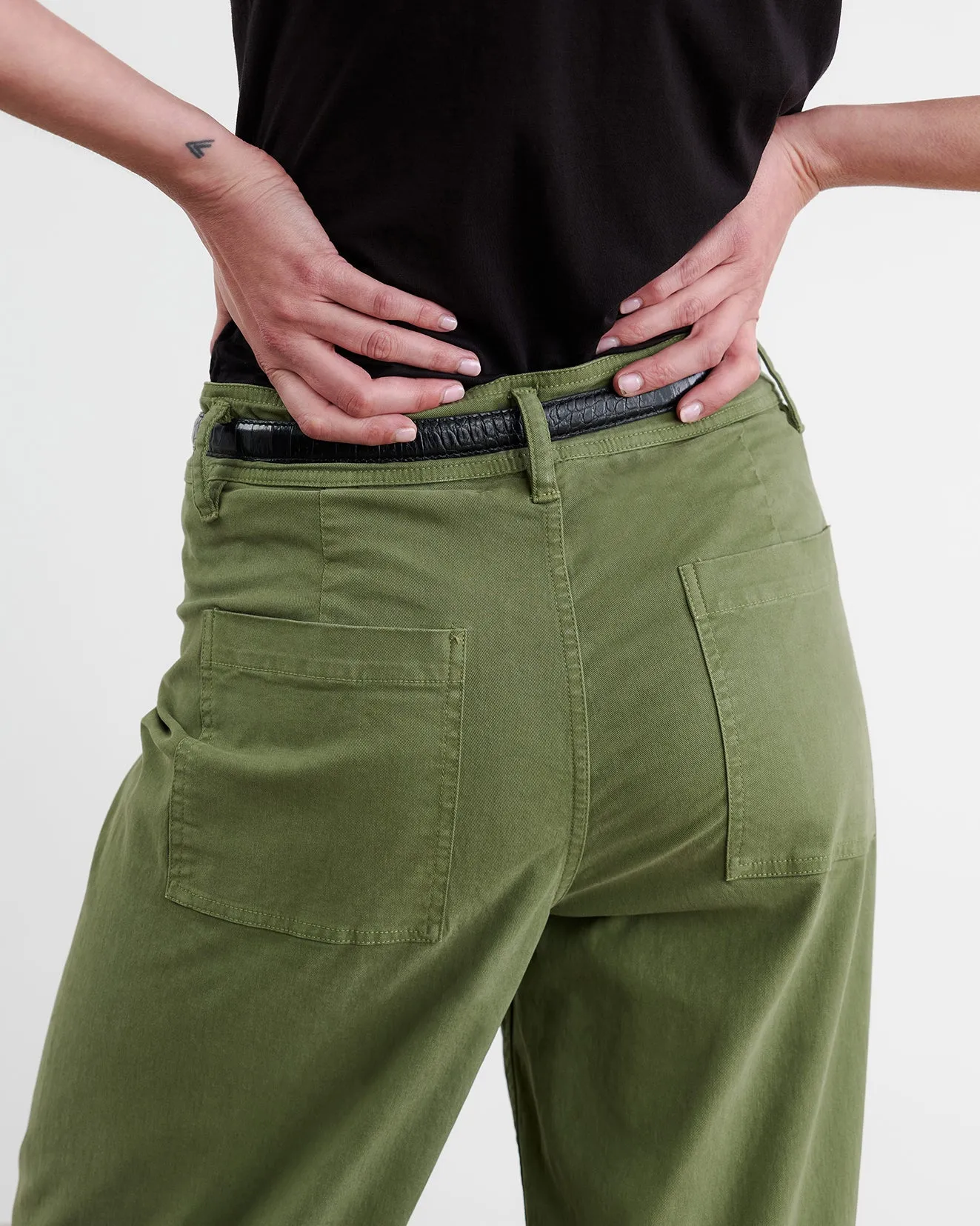 MEGAN COTTON PANT sold by Nili Lotan product image thumbnail 3