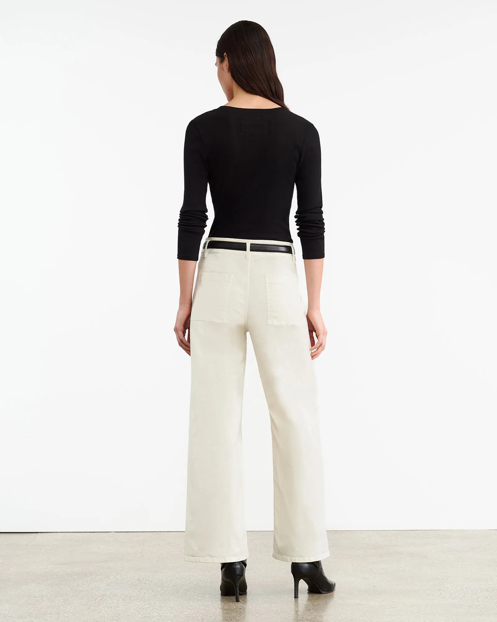 MEGAN COTTON PANT sold by Nili Lotan product image thumbnail 5