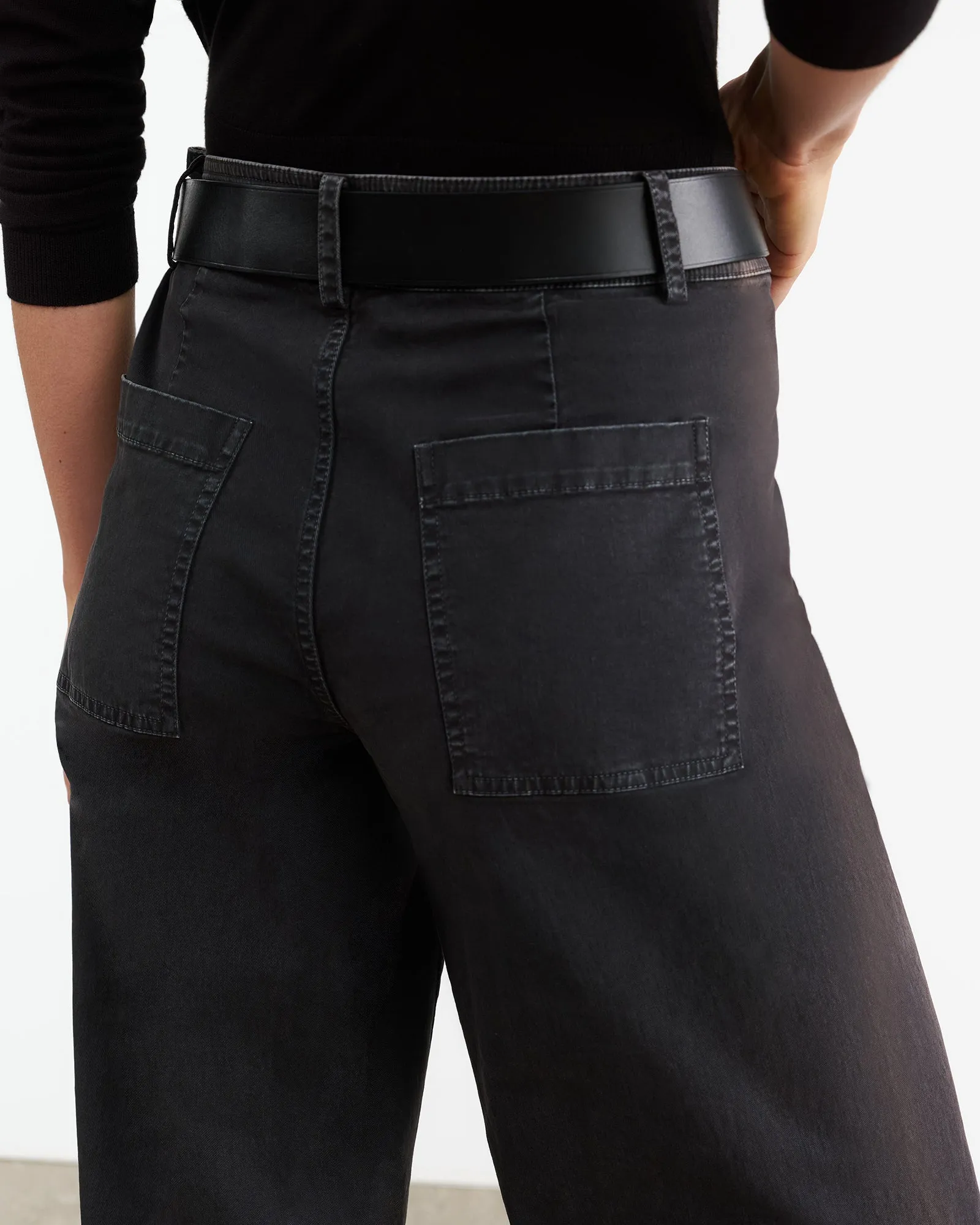MEGAN COTTON PANT sold by Nili Lotan product image thumbnail 3