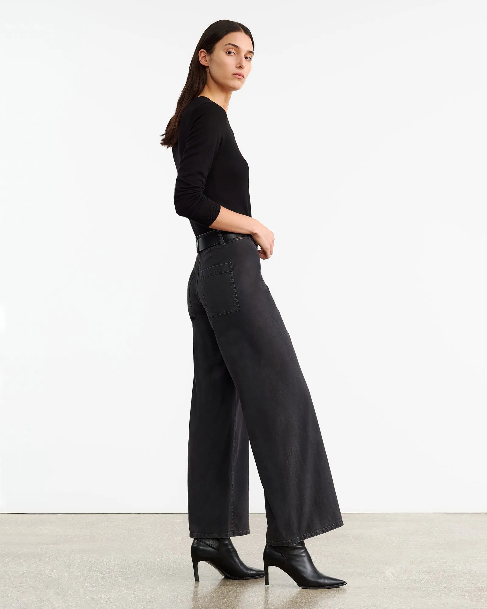 MEGAN COTTON PANT sold by Nili Lotan product image thumbnail 5