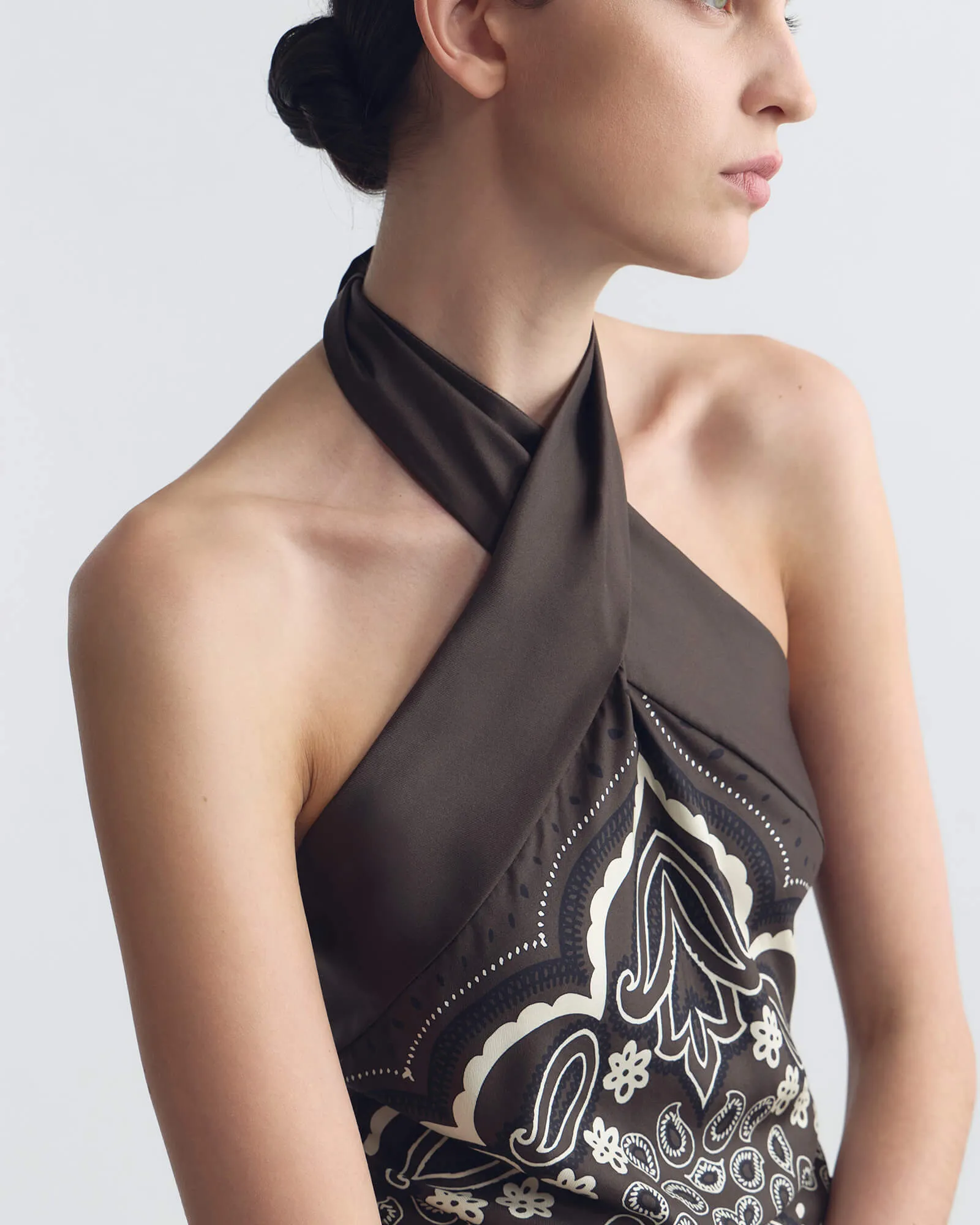 SOLAL SILK HALTERNECK TOP sold by Nili Lotan product image thumbnail 2