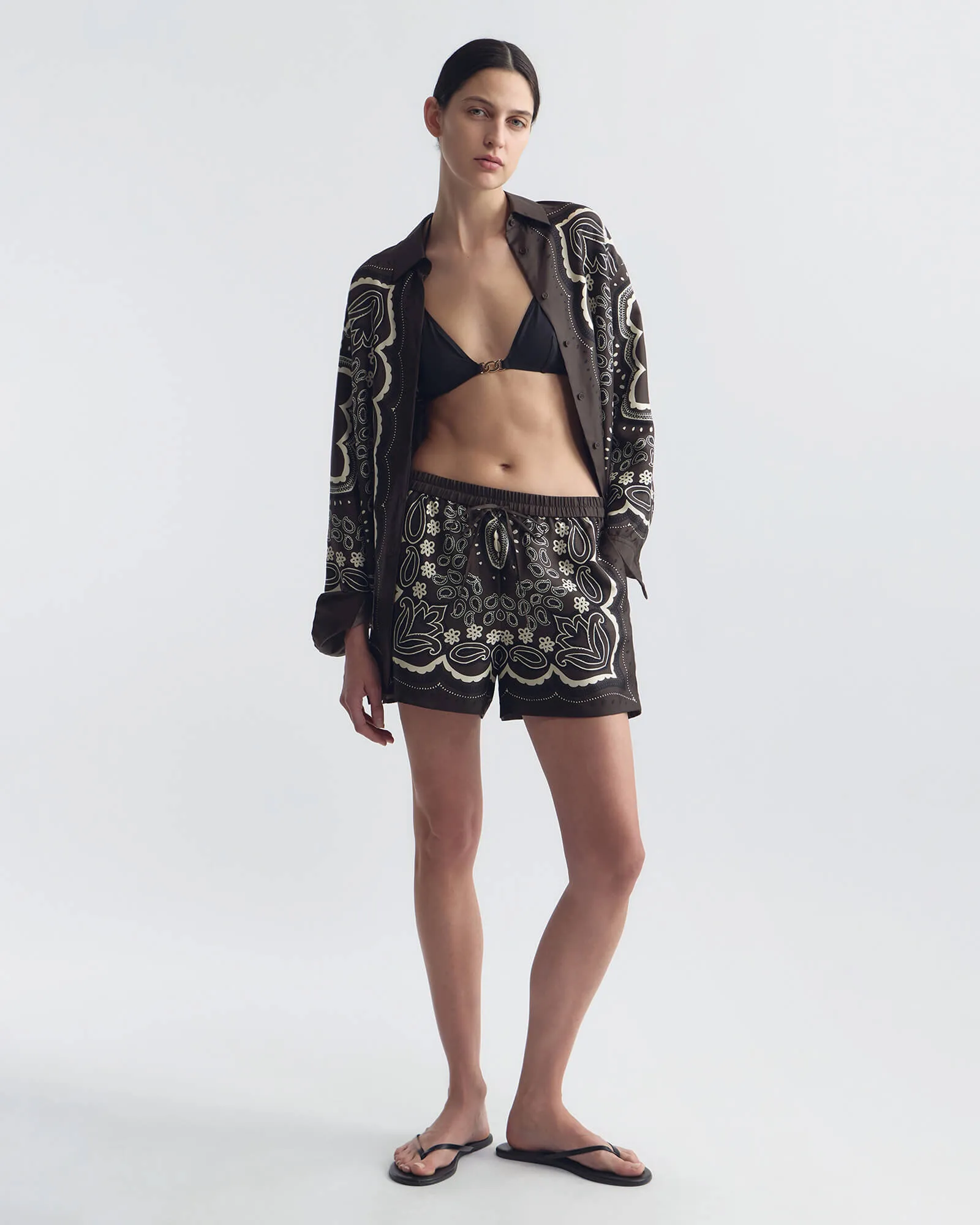 FRANCES SILK SHORT sold by Nili Lotan