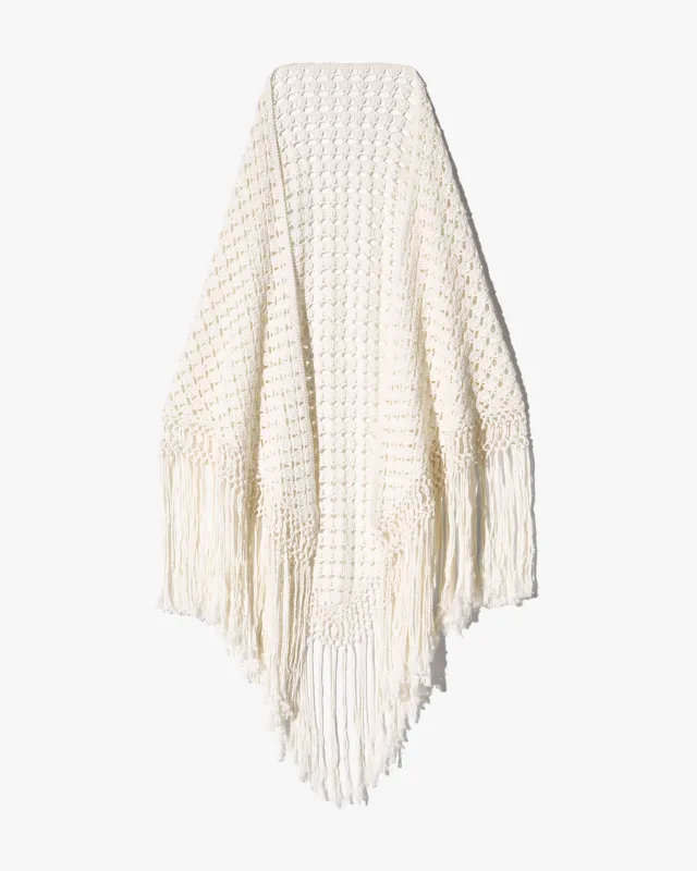 ROBIN CROCHET SHAWL made by Nili Lotan