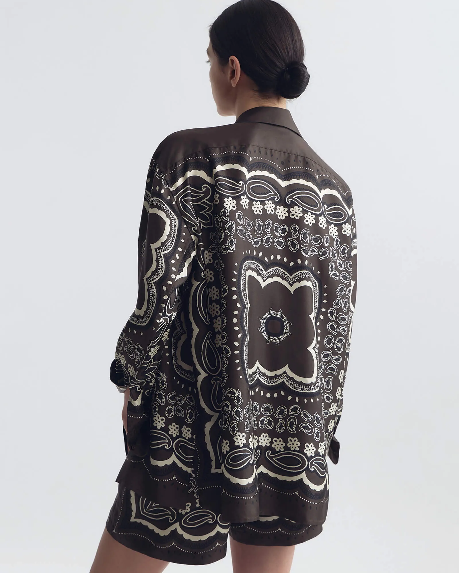 ALFIE SILK SHIRT sold by Nili Lotan product image thumbnail 5