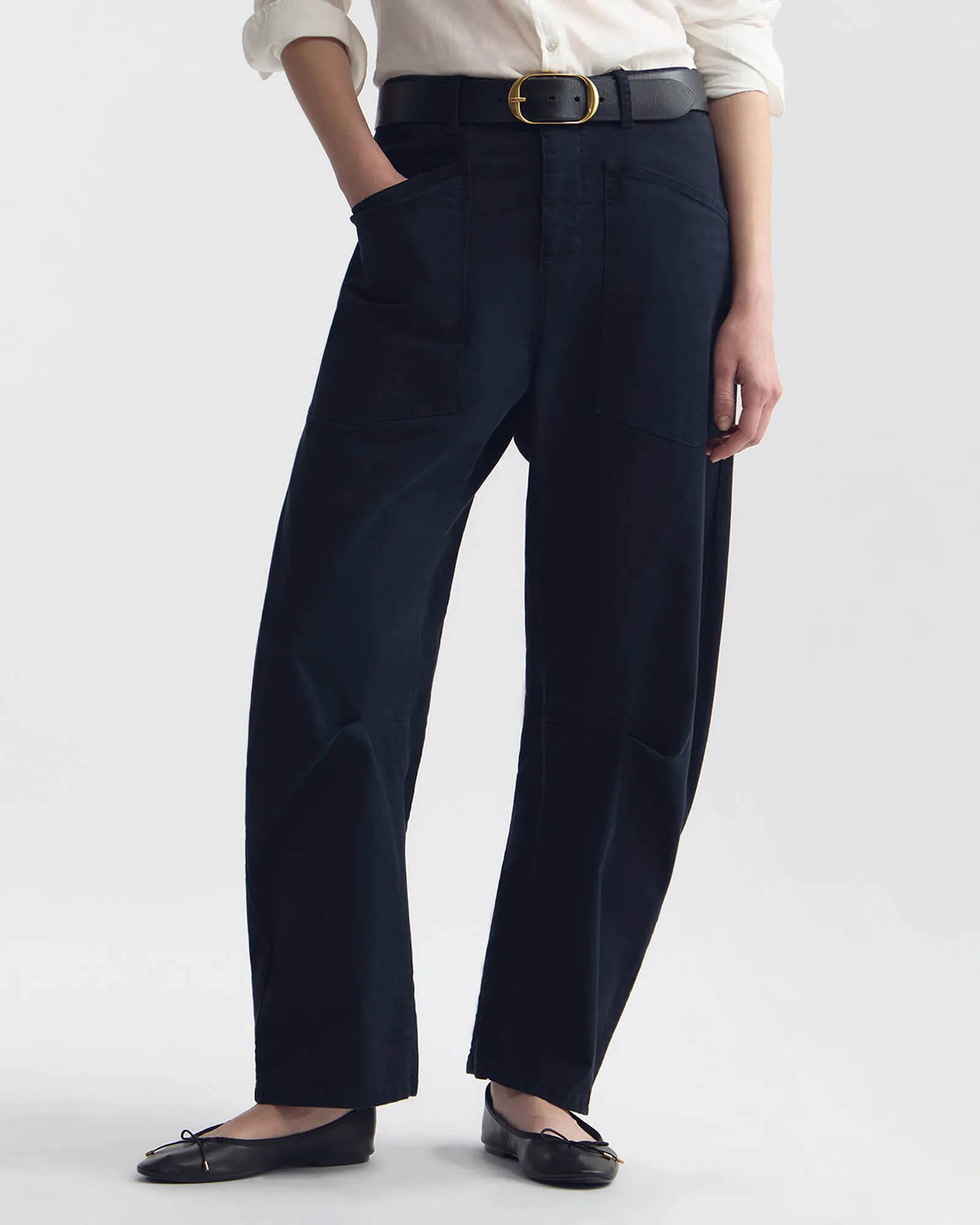 SHON COTTON PANT sold by Nili Lotan product image thumbnail 4