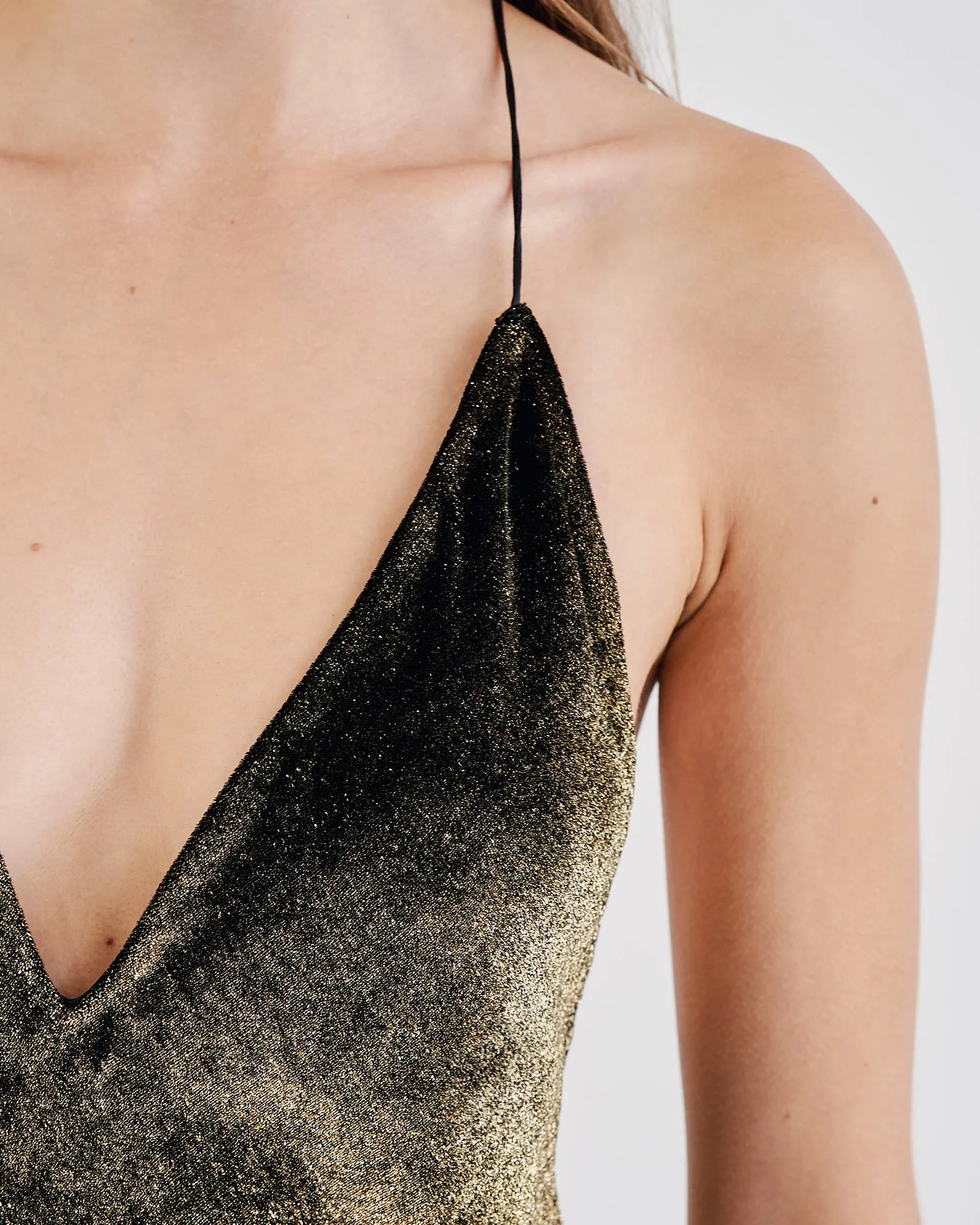 GOLD VELVET KATIE GOWN sold by Nili Lotan product image thumbnail 5