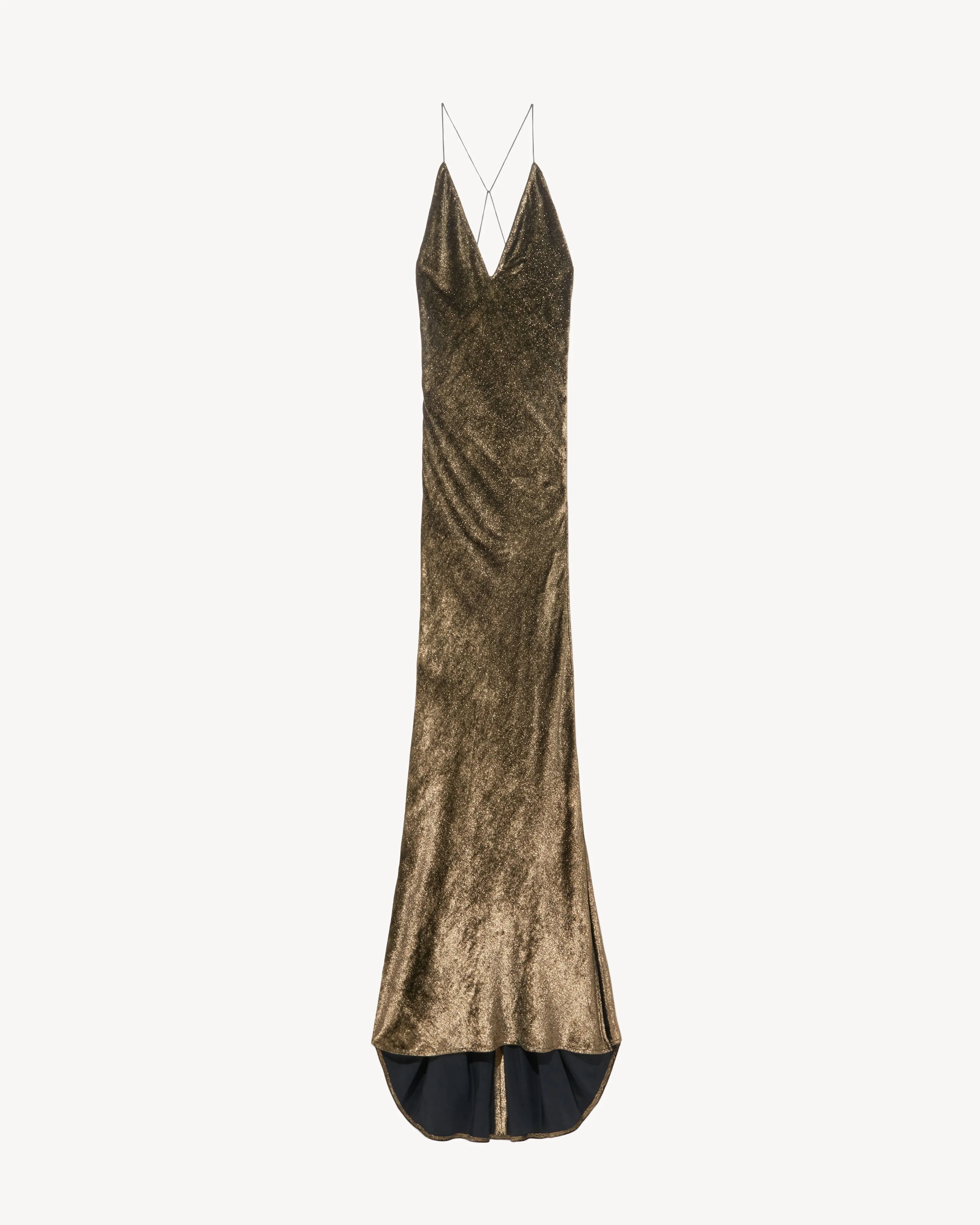 GOLD VELVET KATIE GOWN sold by Nili Lotan product image thumbnail 2