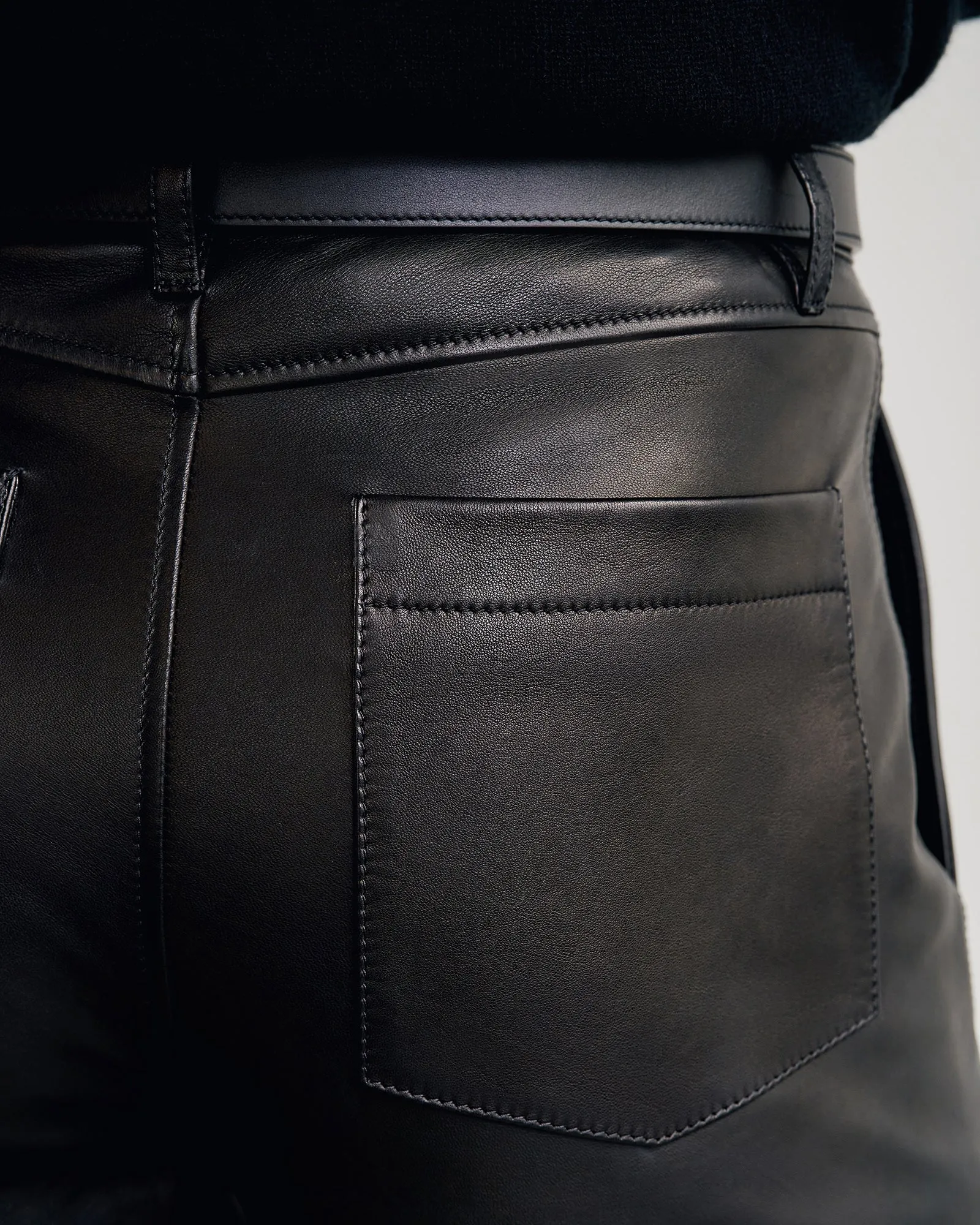 WILLIS LEATHER PANTS sold by Nili Lotan product image thumbnail 4