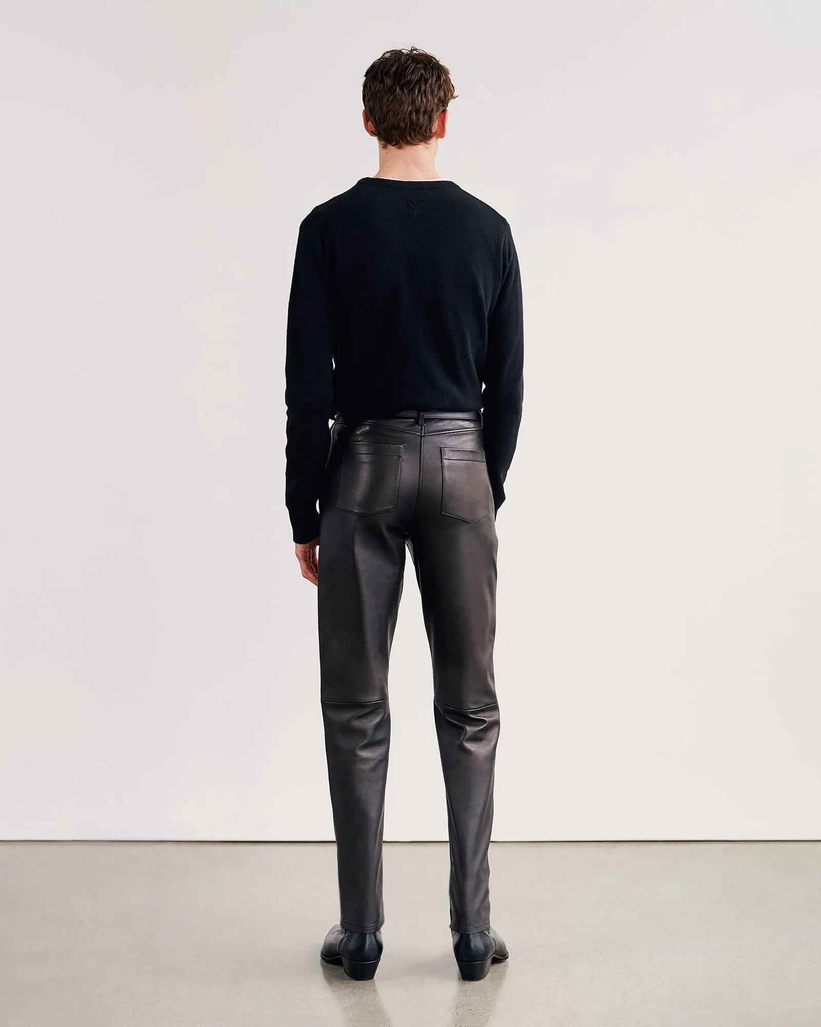WILLIS LEATHER PANTS sold by Nili Lotan product image thumbnail 3