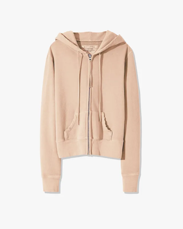 CALLIE ZIP UP HOODIE made by Nili Lotan