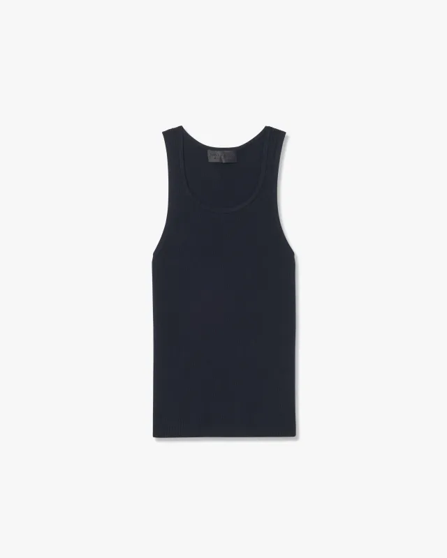 LOTTIE SILK KNIT TANK made by Nili Lotan