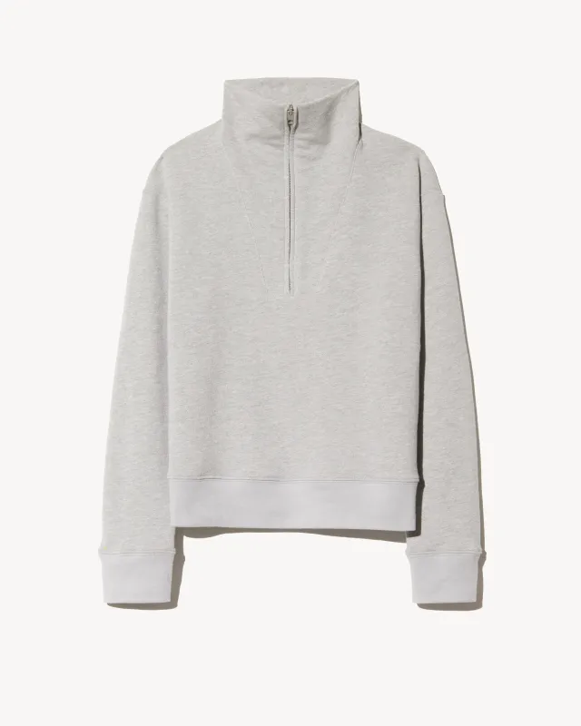 DIYA QUARTER ZIP SWEATSHIRT made by Nili Lotan