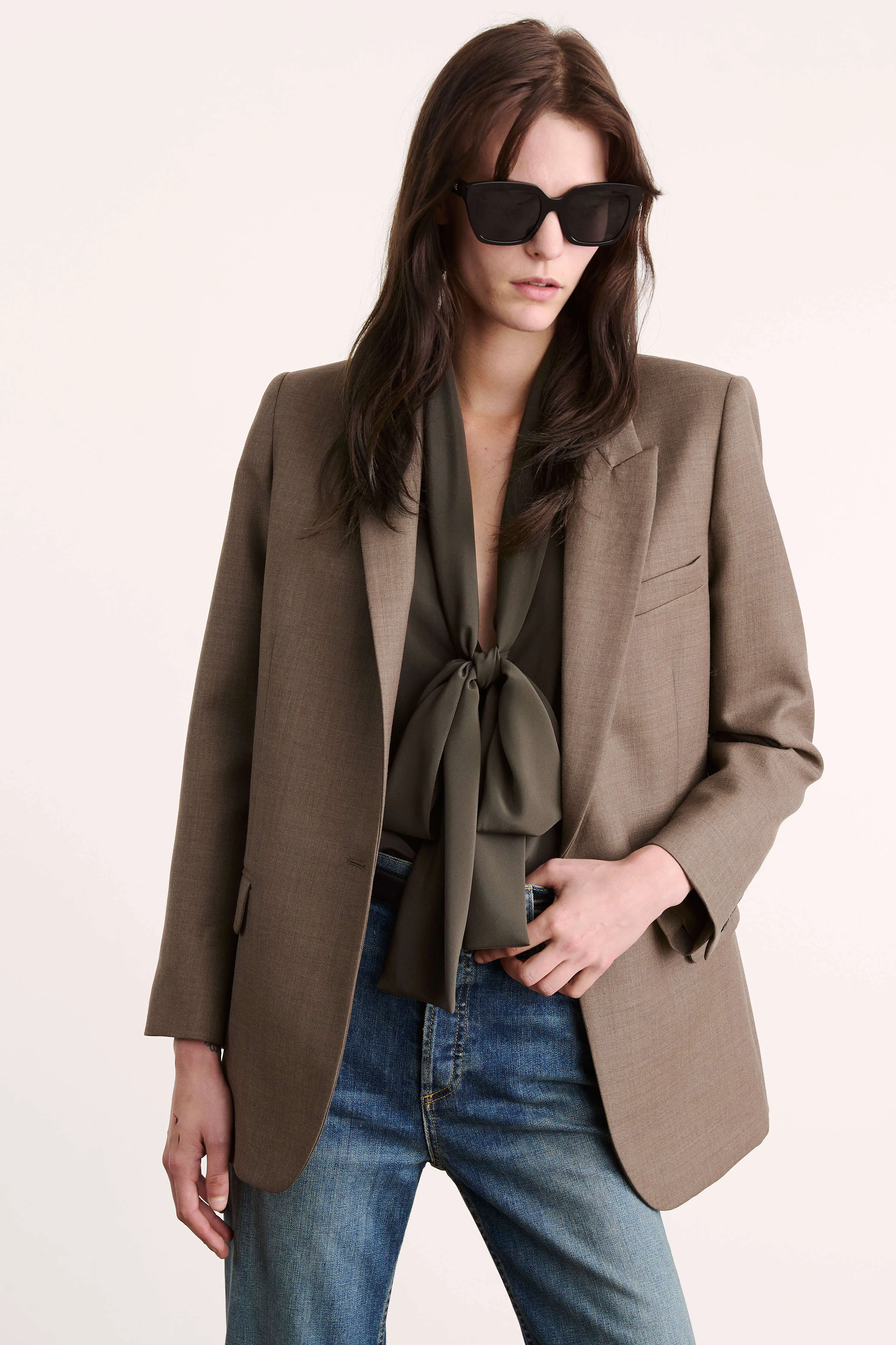 ANGELIQUE SILK BLOUSE sold by Nili Lotan product image thumbnail 3