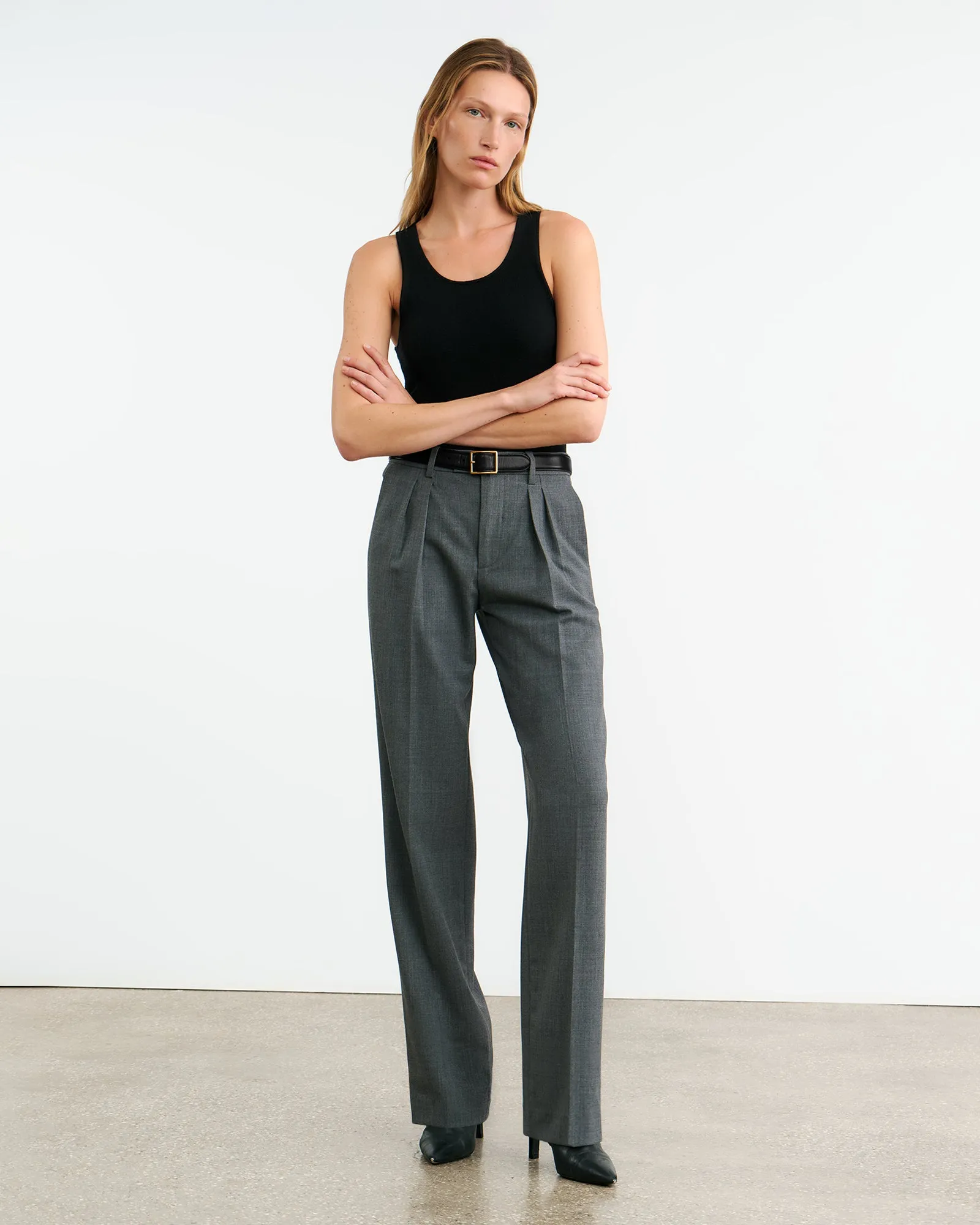 ALPHONSE WOOL PANT sold by Nili Lotan product image thumbnail 3