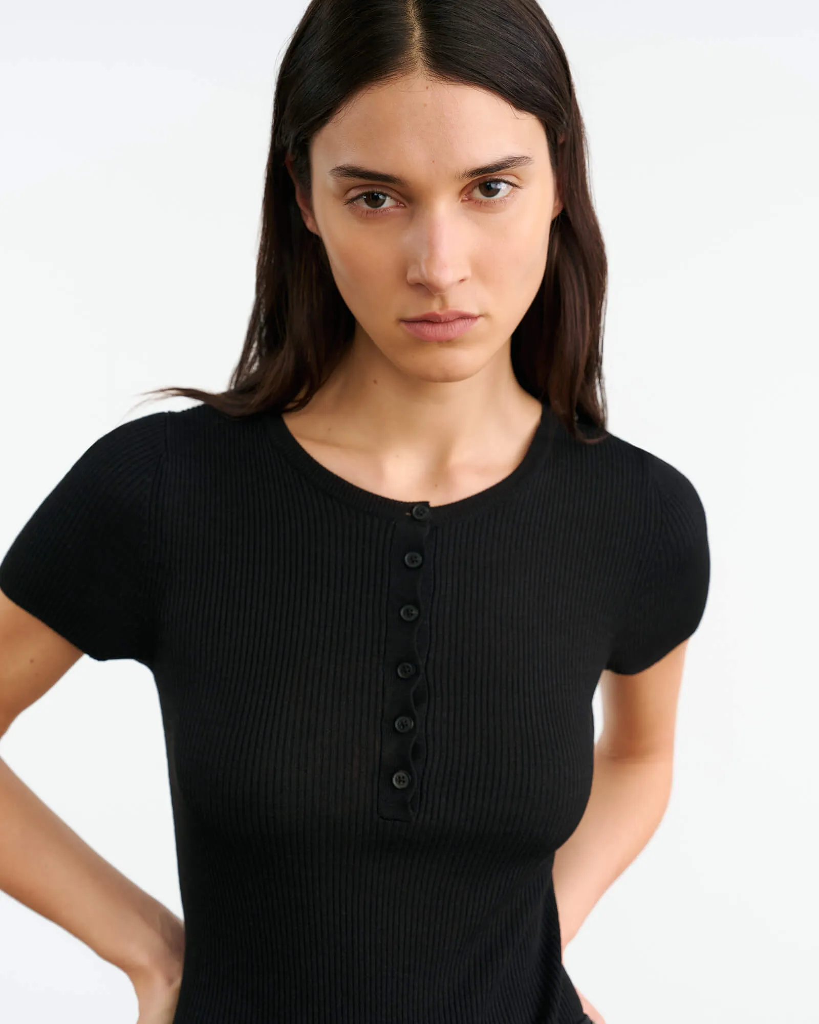 FRANCENE SILK KNIT SWEATER sold by Nili Lotan product image thumbnail 3