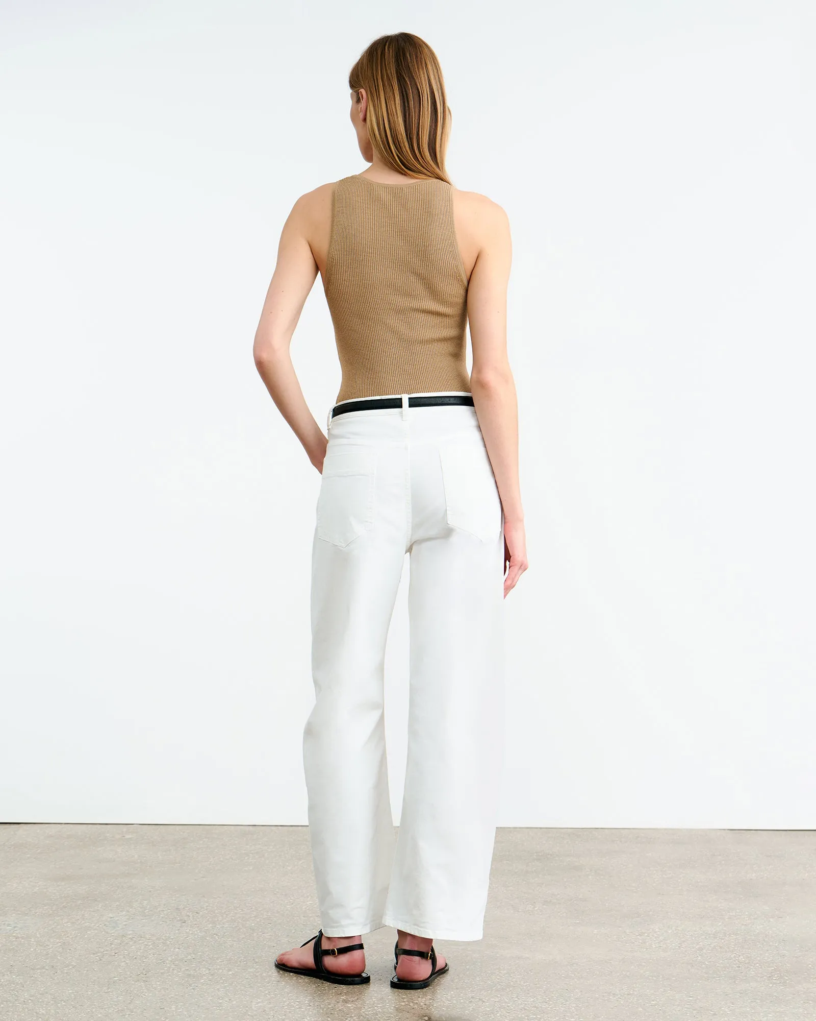 LOTTIE SILK KNIT TANK sold by Nili Lotan product image thumbnail 5