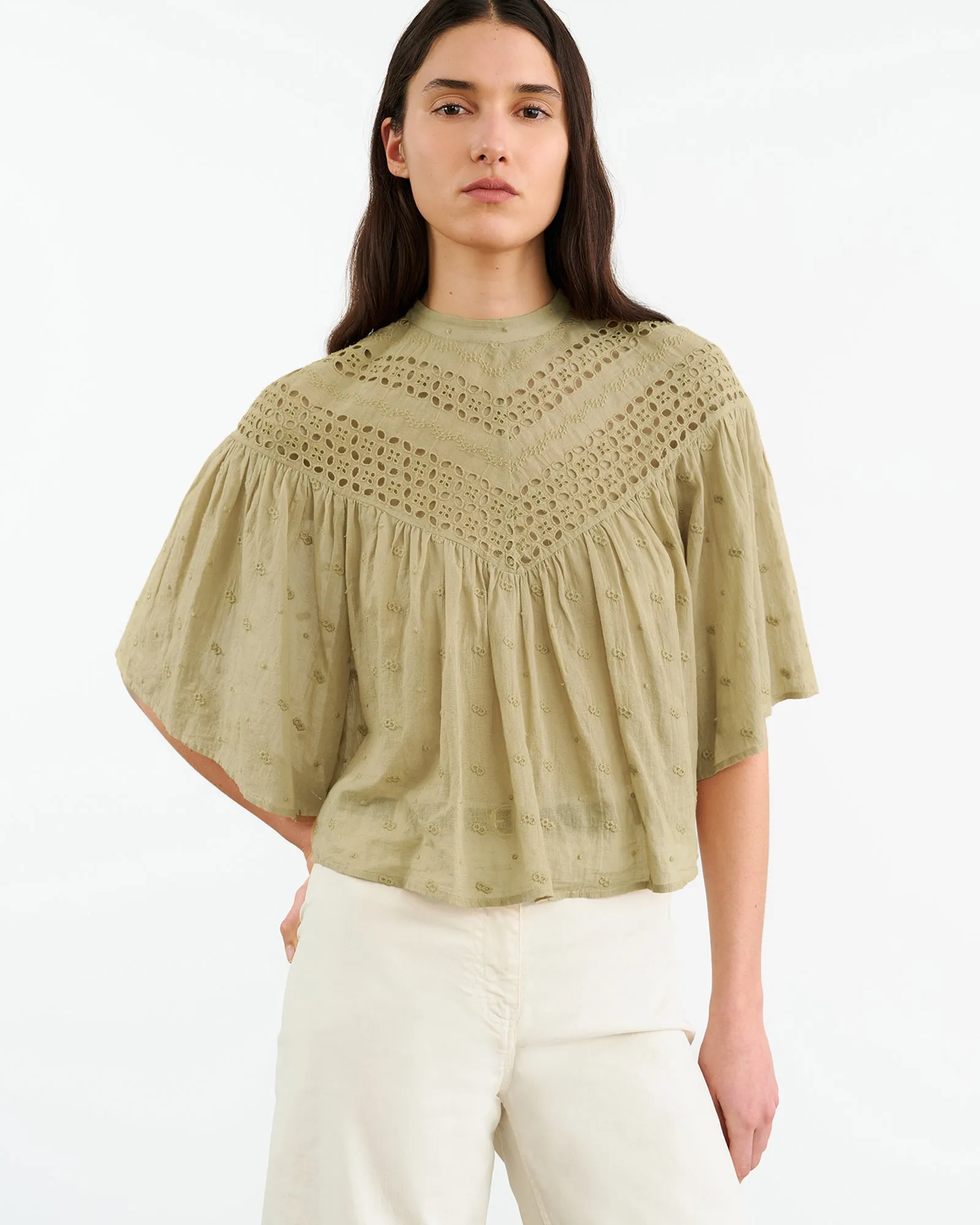 MIKKI BLOUSE sold by Nili Lotan product image thumbnail 2