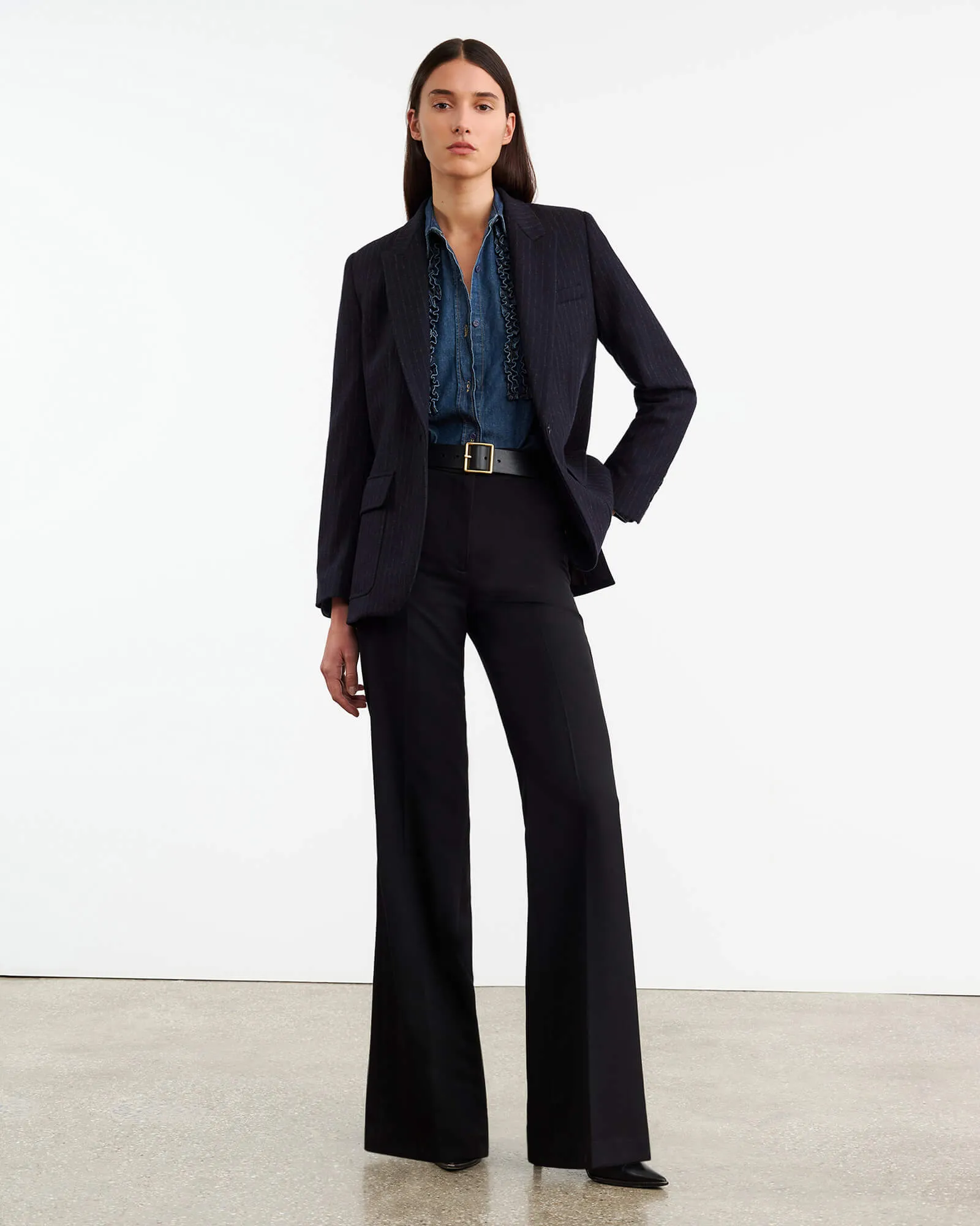 EFFY WOOL PANT sold by Nili Lotan product image thumbnail 4