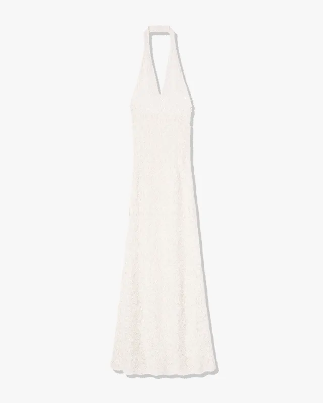 EDDIE KNIT HALTER DRESS made by Nili Lotan