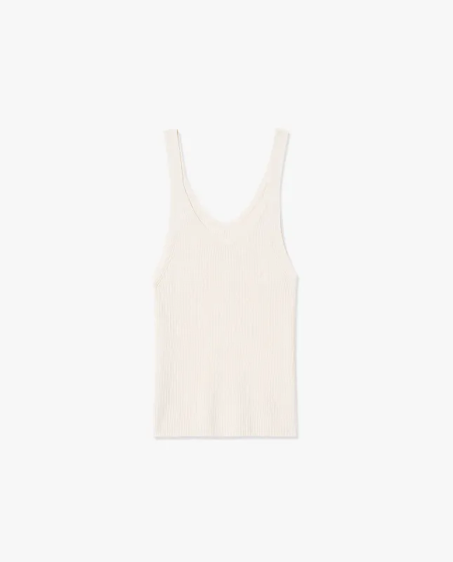 SELAH SILK KNIT TANK made by Nili Lotan