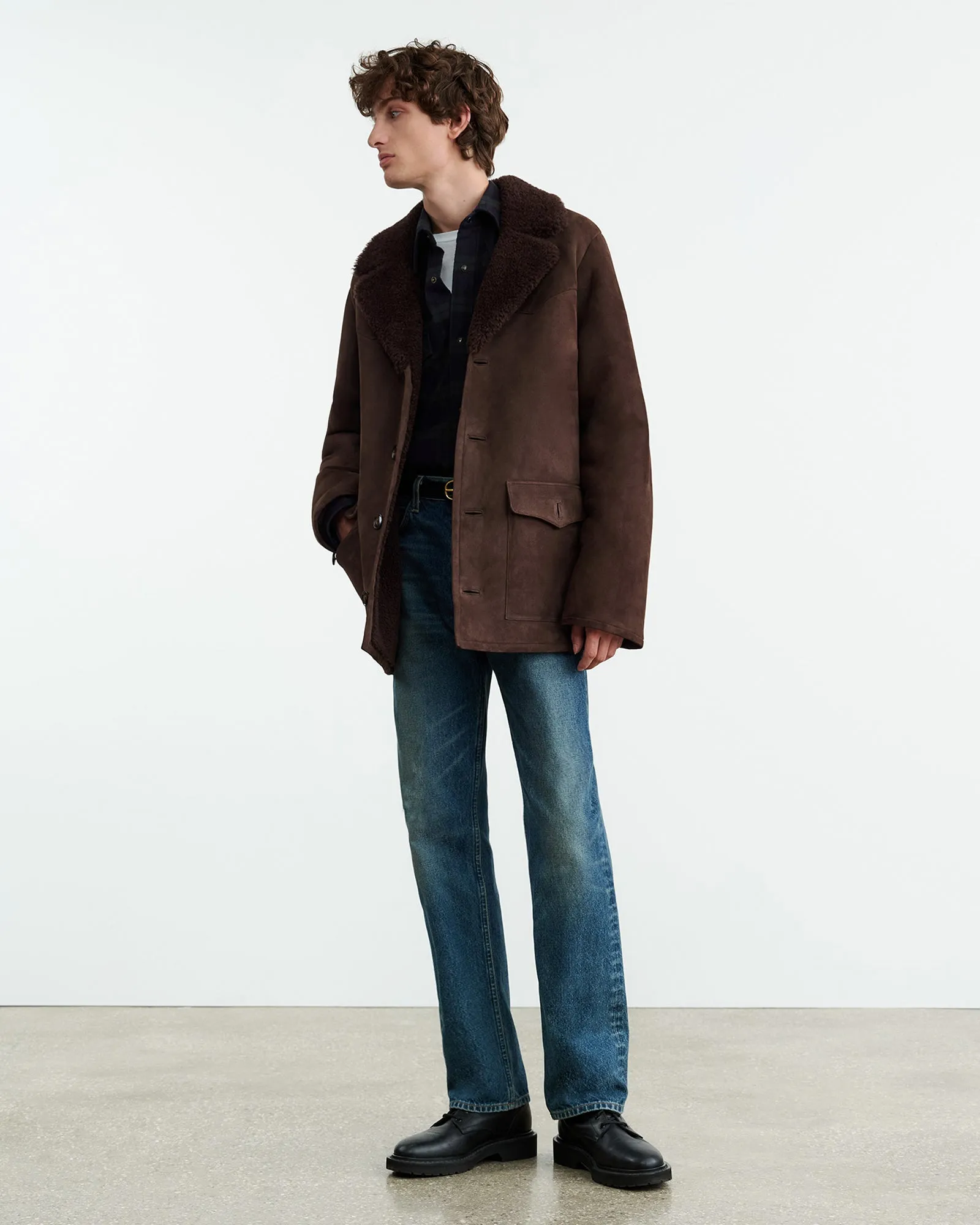 GOSHEN SHEARLING COAT sold by Nili Lotan product image thumbnail 4