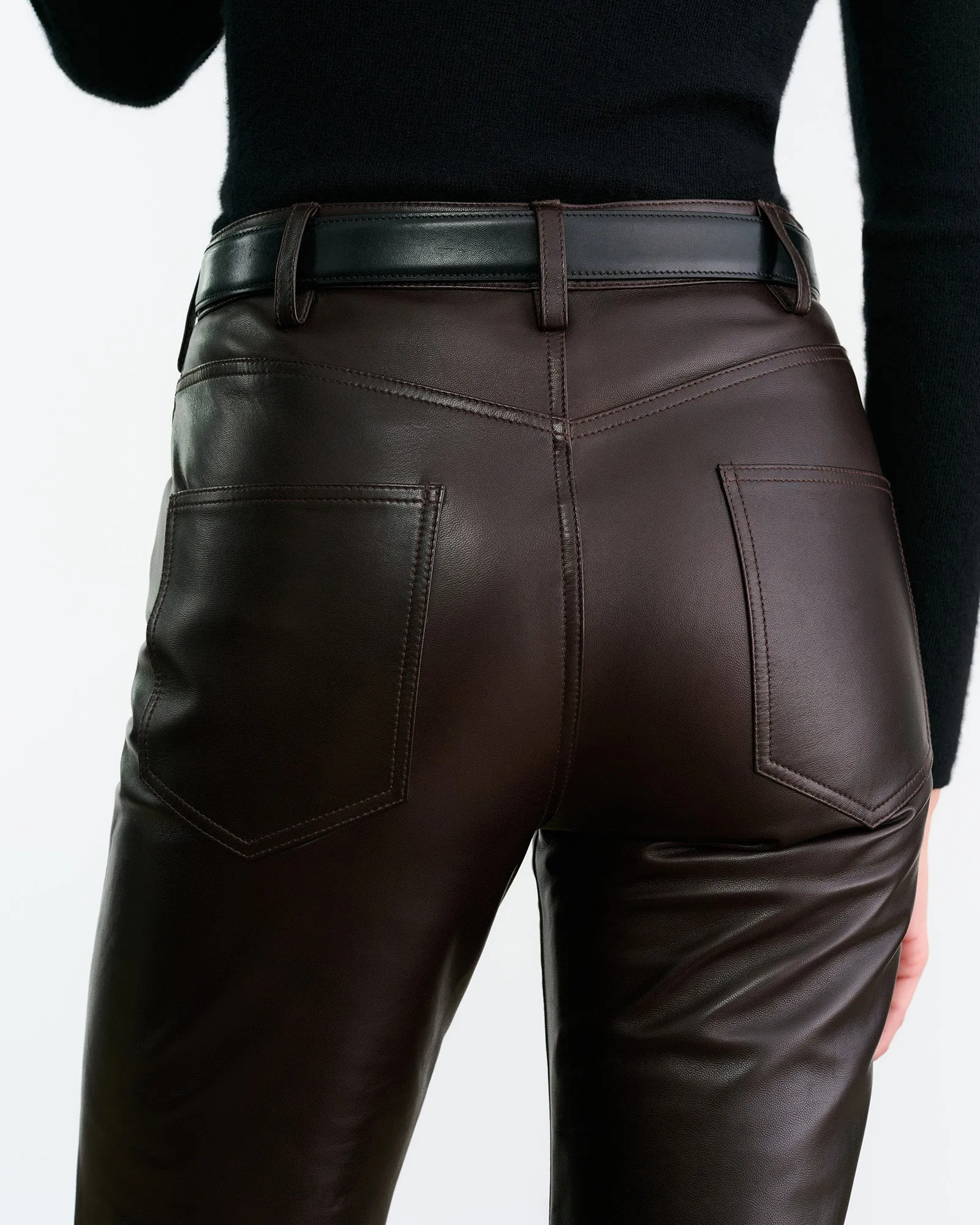 JOAN LEATHER PANT sold by Nili Lotan product image thumbnail 4