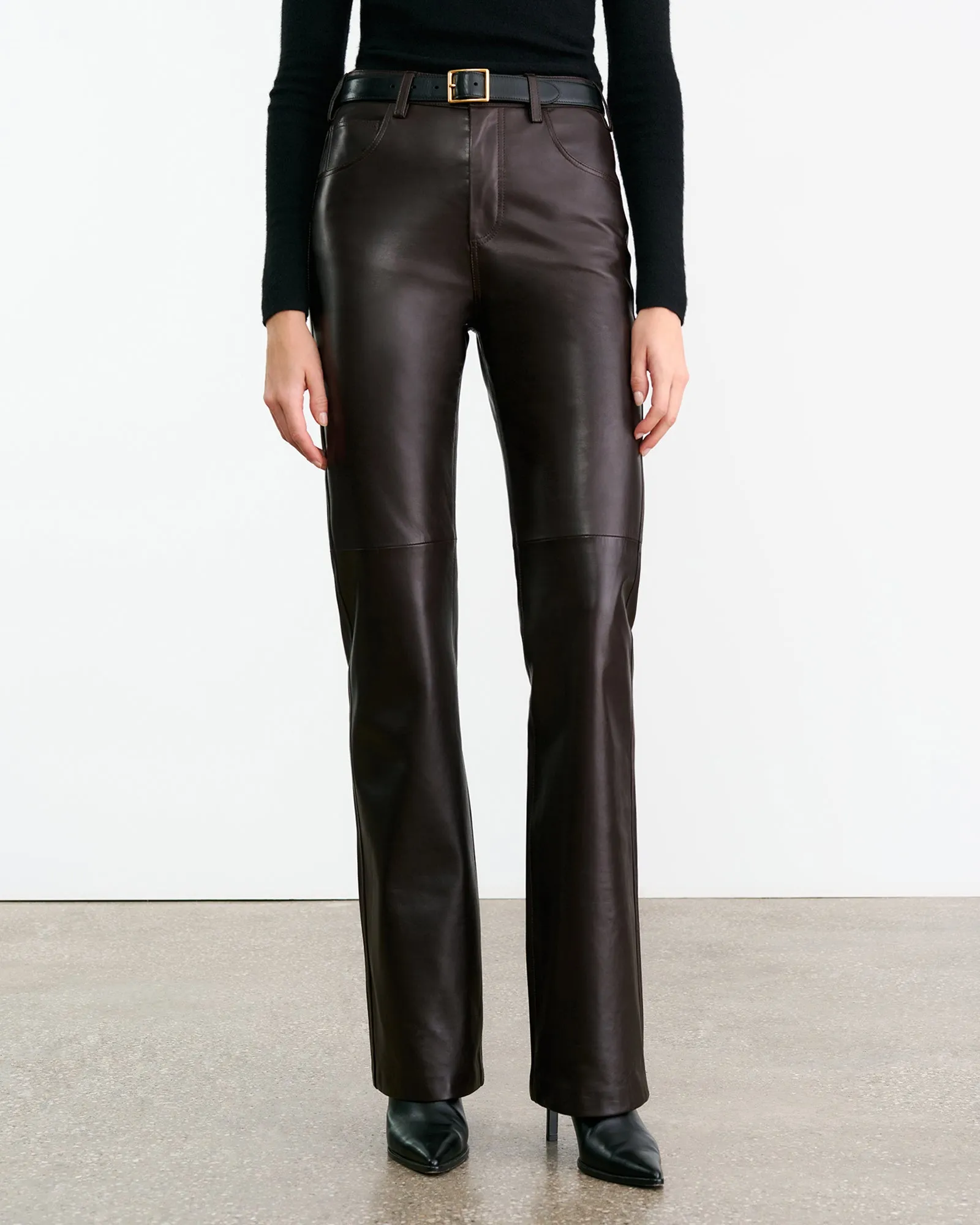 JOAN LEATHER PANT sold by Nili Lotan product image thumbnail 5