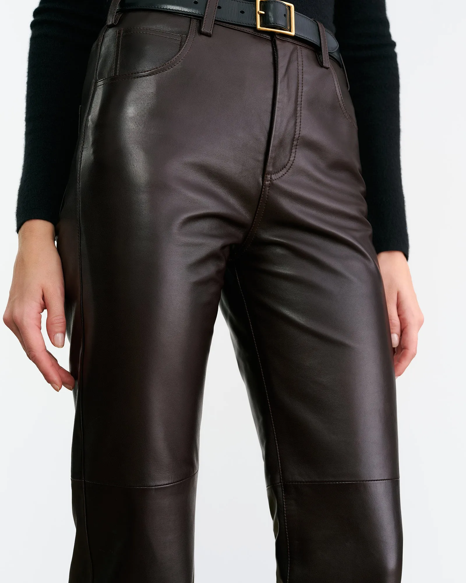 JOAN LEATHER PANT sold by Nili Lotan product image thumbnail 3