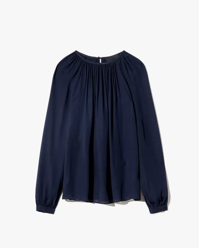 SAINT TROPEZ SILK BLOUSE made by Nili Lotan