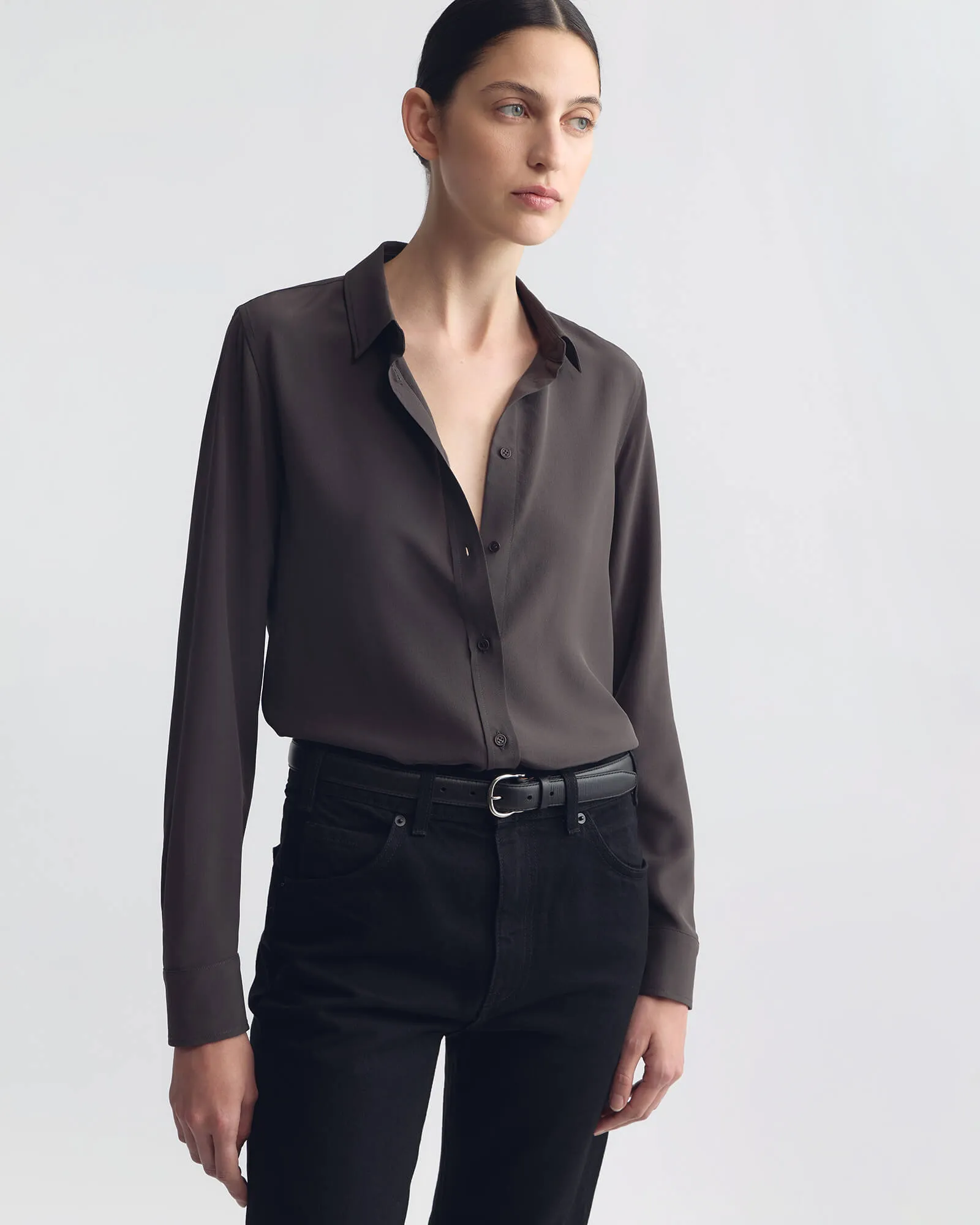 SIMONE SILK SHIRT sold by Nili Lotan product image thumbnail 2
